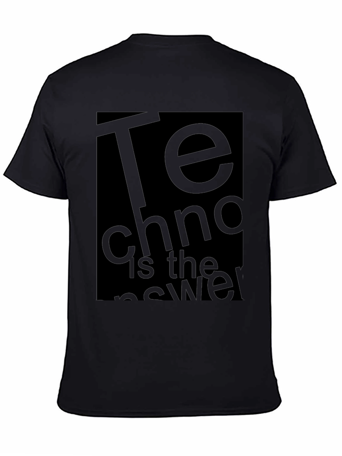 Techno is the Answer Graphic T-Shirt