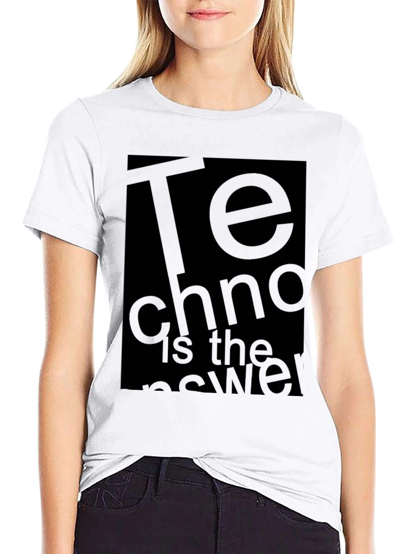 Techno is the Answer Graphic T-Shirt