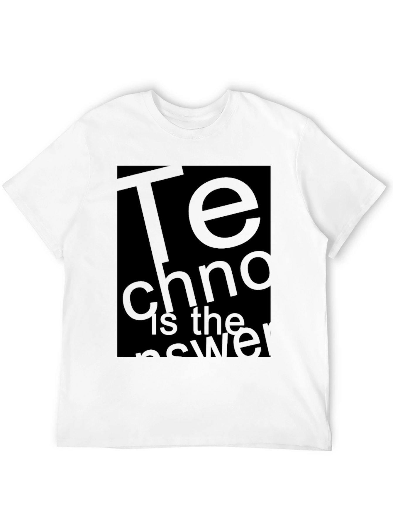 Techno is the Answer Graphic T-Shirt