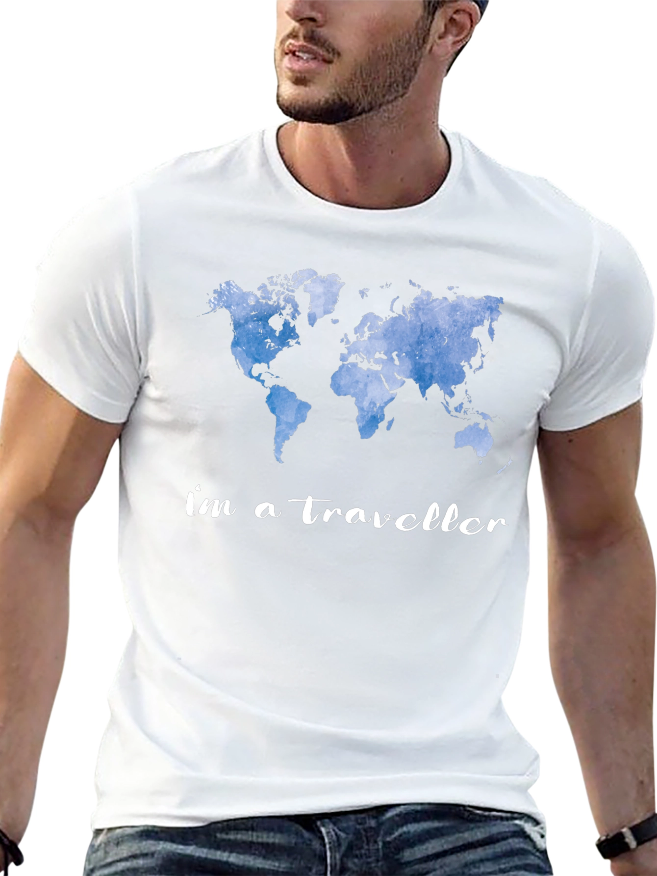 World Traveler Graphic Tee - Adventure Awaits