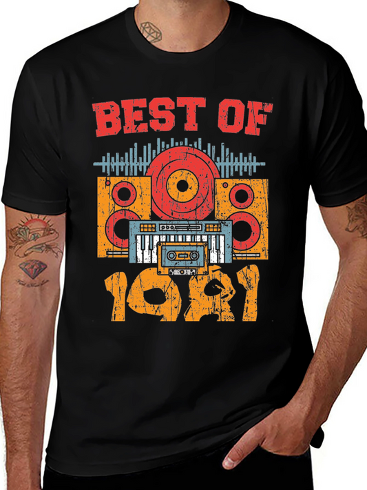 Best of 1981 Retro Music T-Shirt