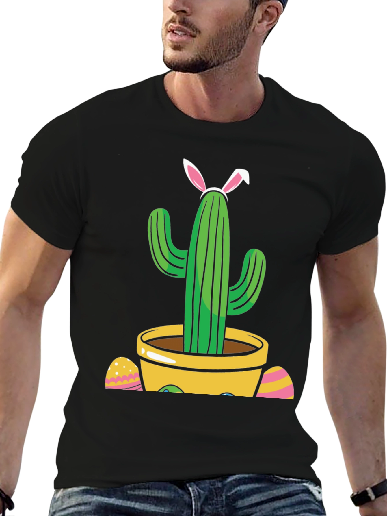 Cactus Easter Bunny T-Shirt
