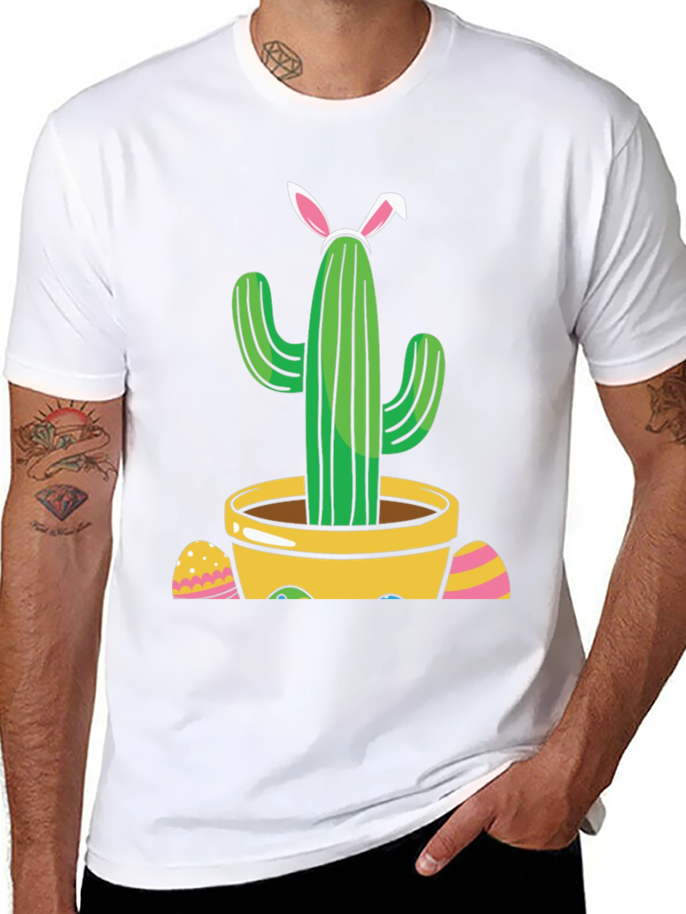 Cactus Easter Bunny T-Shirt