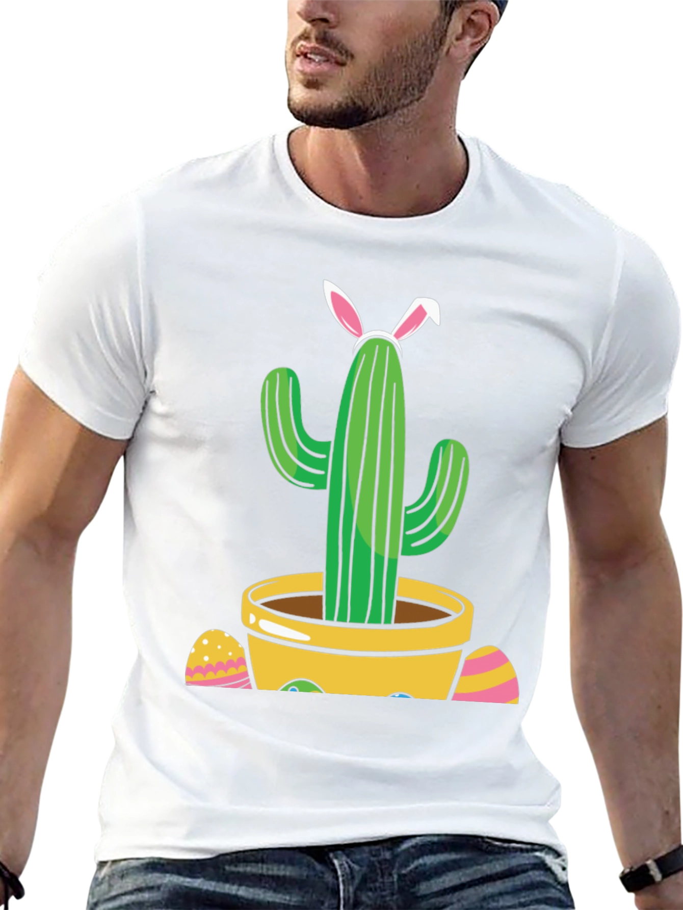 Cactus Easter Bunny T-Shirt