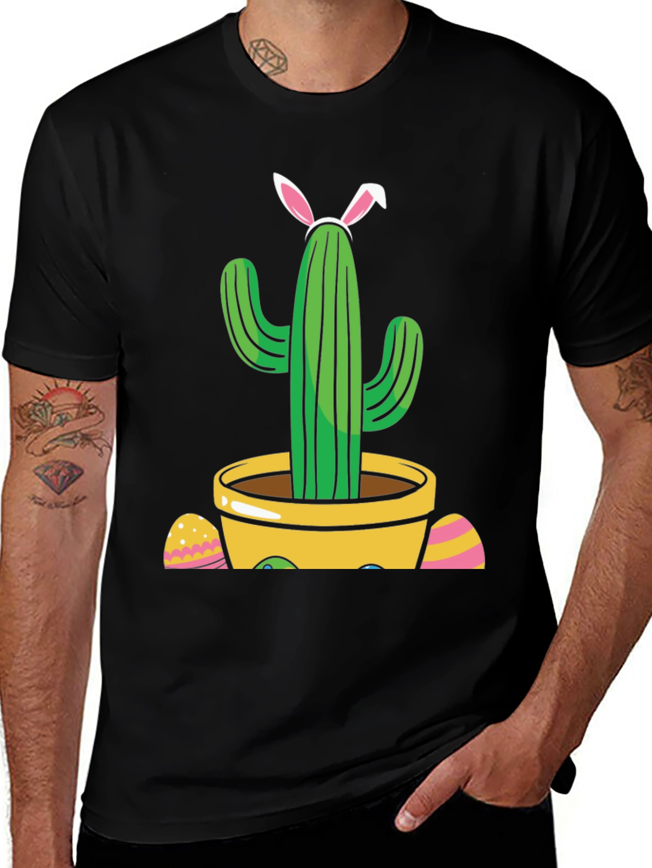 Cactus Easter Bunny T-Shirt