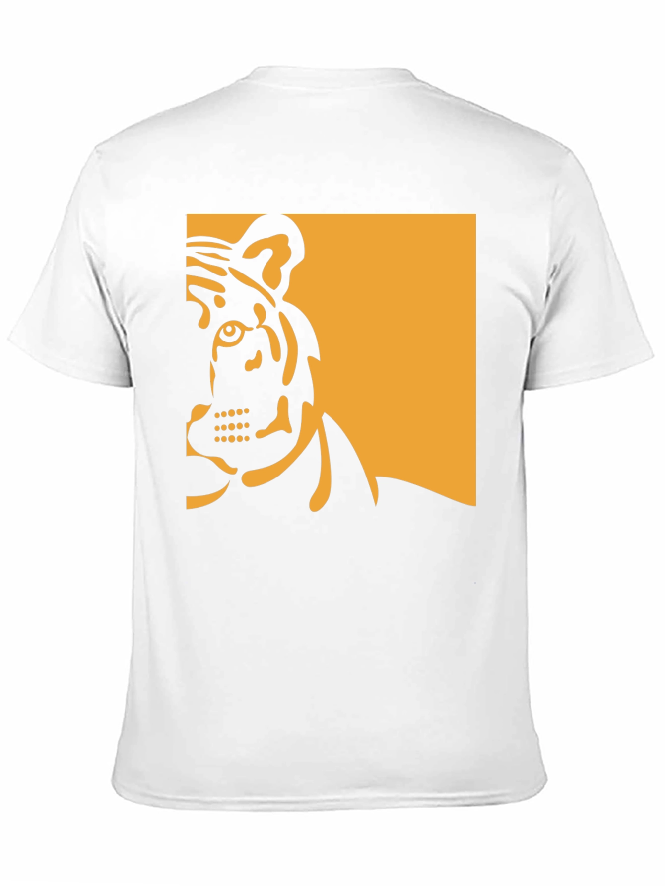 Tiger Graphic Tee - Bold Black Cotton Shirt