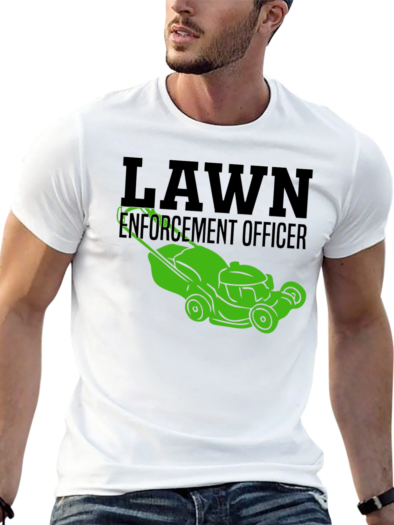 Lawn Enforcement Officer Graphic Tee