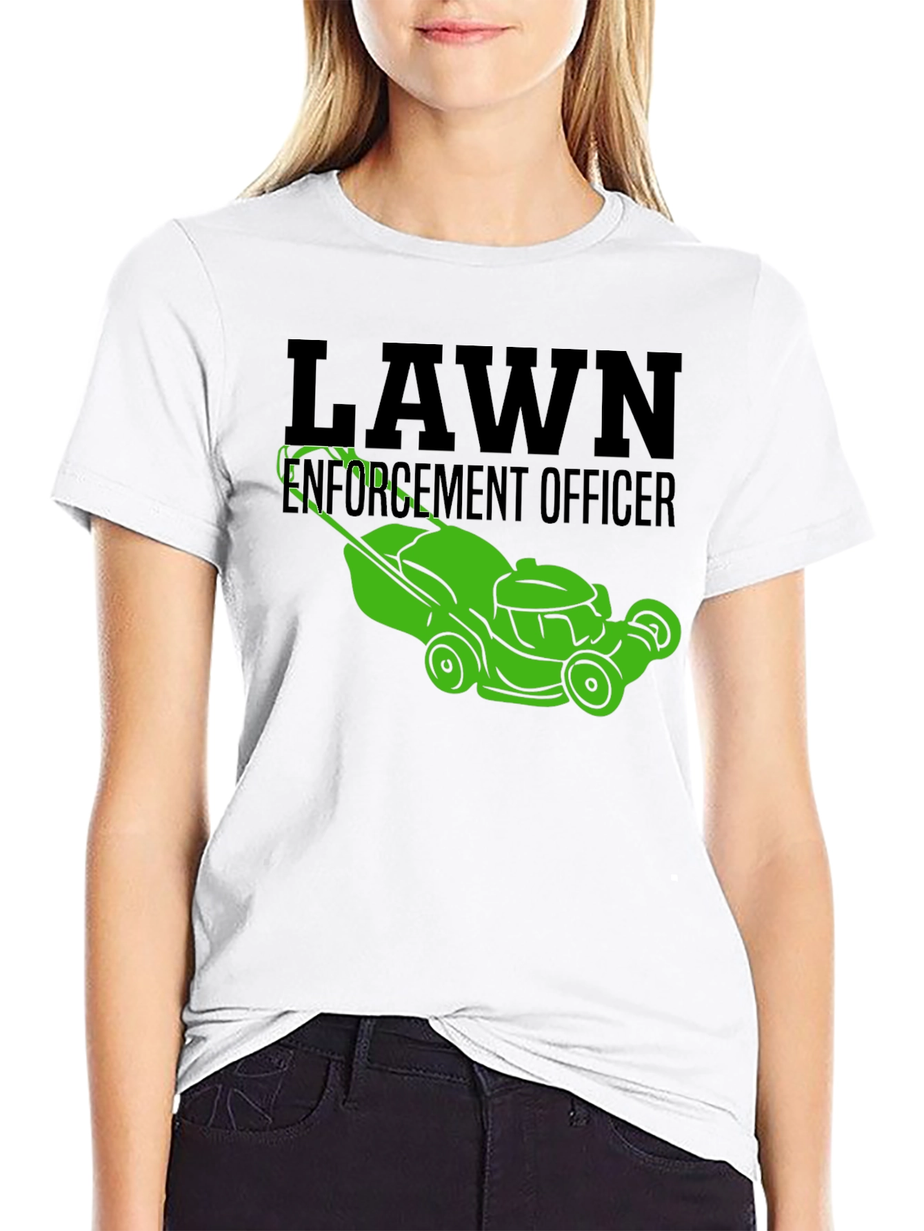 Lawn Enforcement Officer Graphic Tee