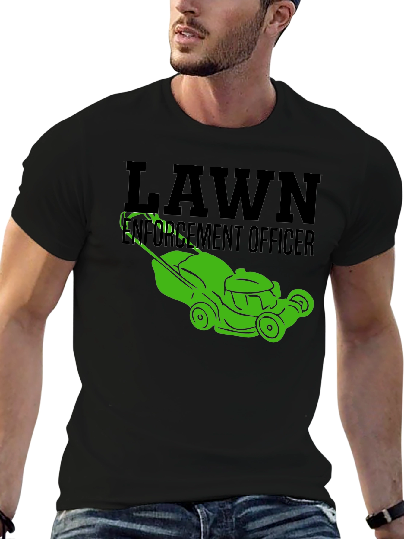 Lawn Enforcement Officer Graphic Tee