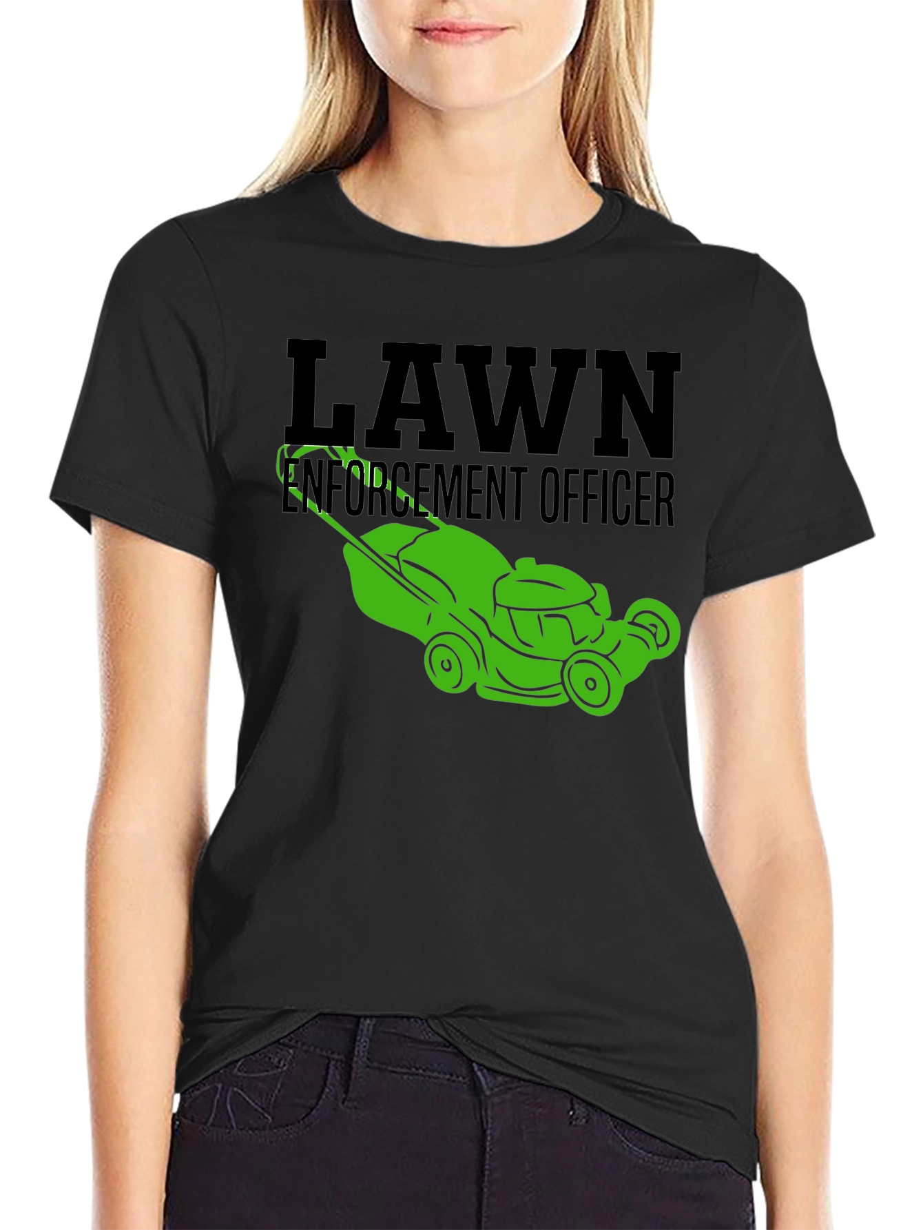 Lawn Enforcement Officer Graphic Tee