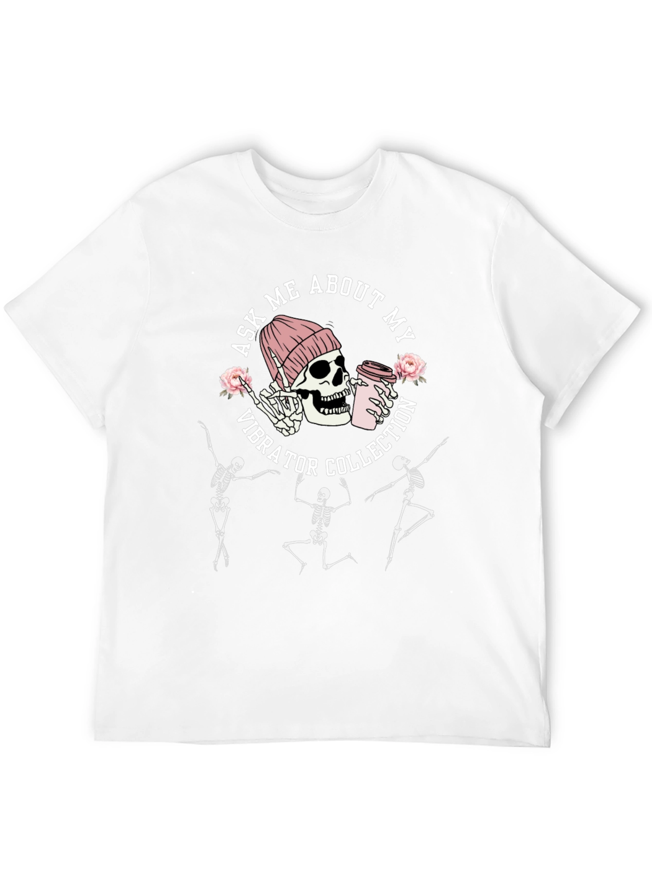 Skeleton Vibrator Collection Black T-Shirt