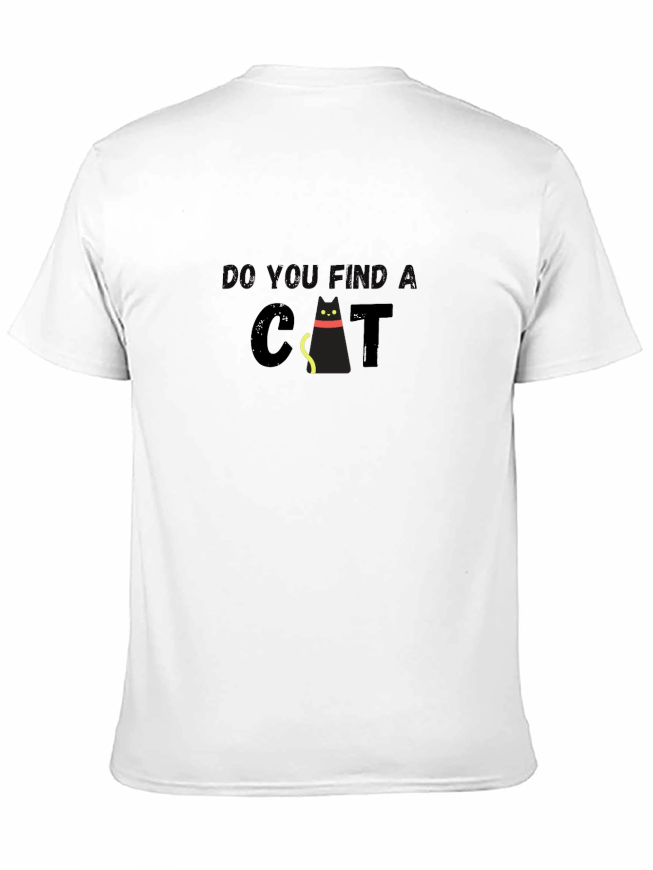 Find a Cat Funny Graphic T-Shirt
