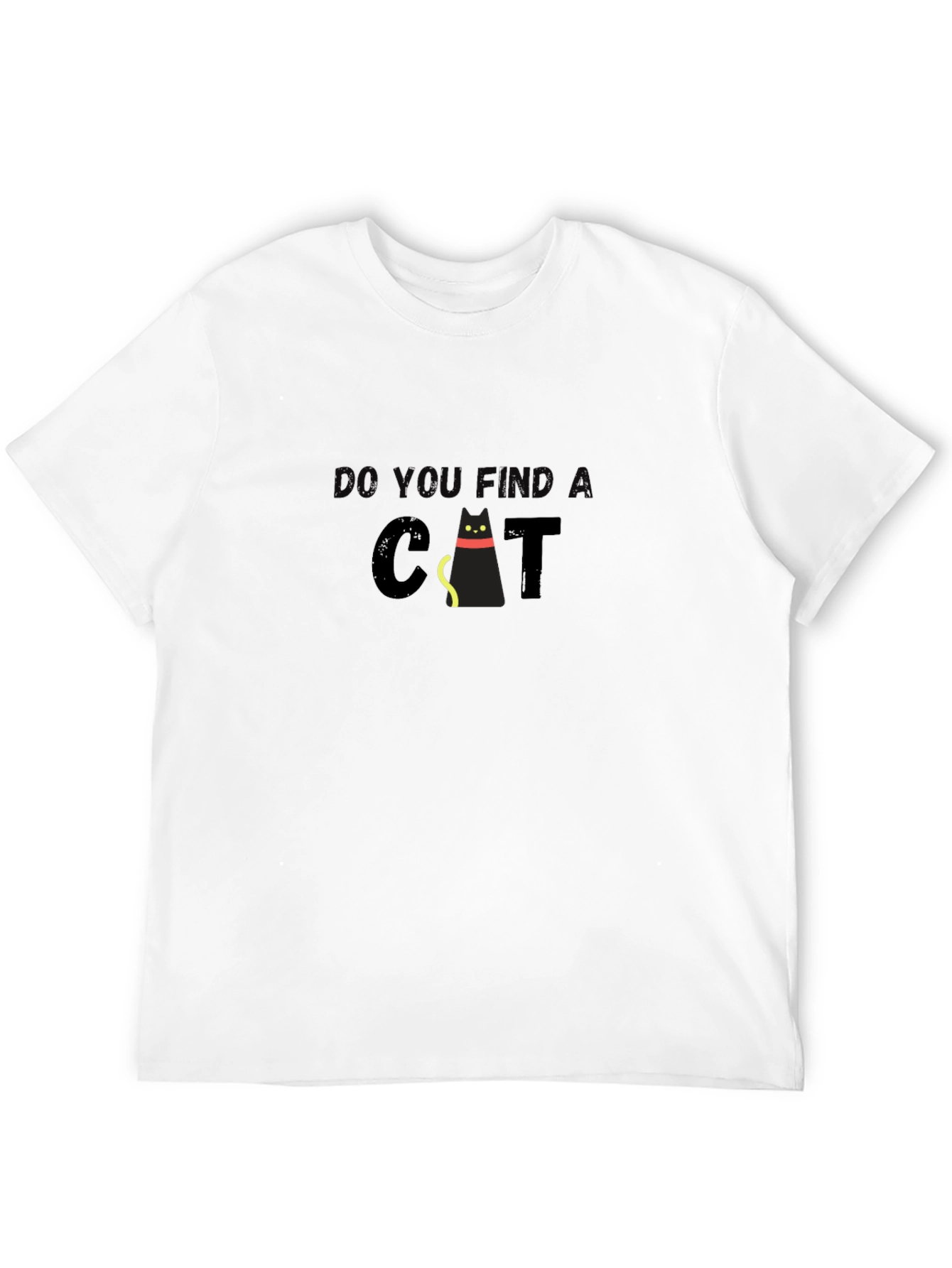 Find a Cat Funny Graphic T-Shirt