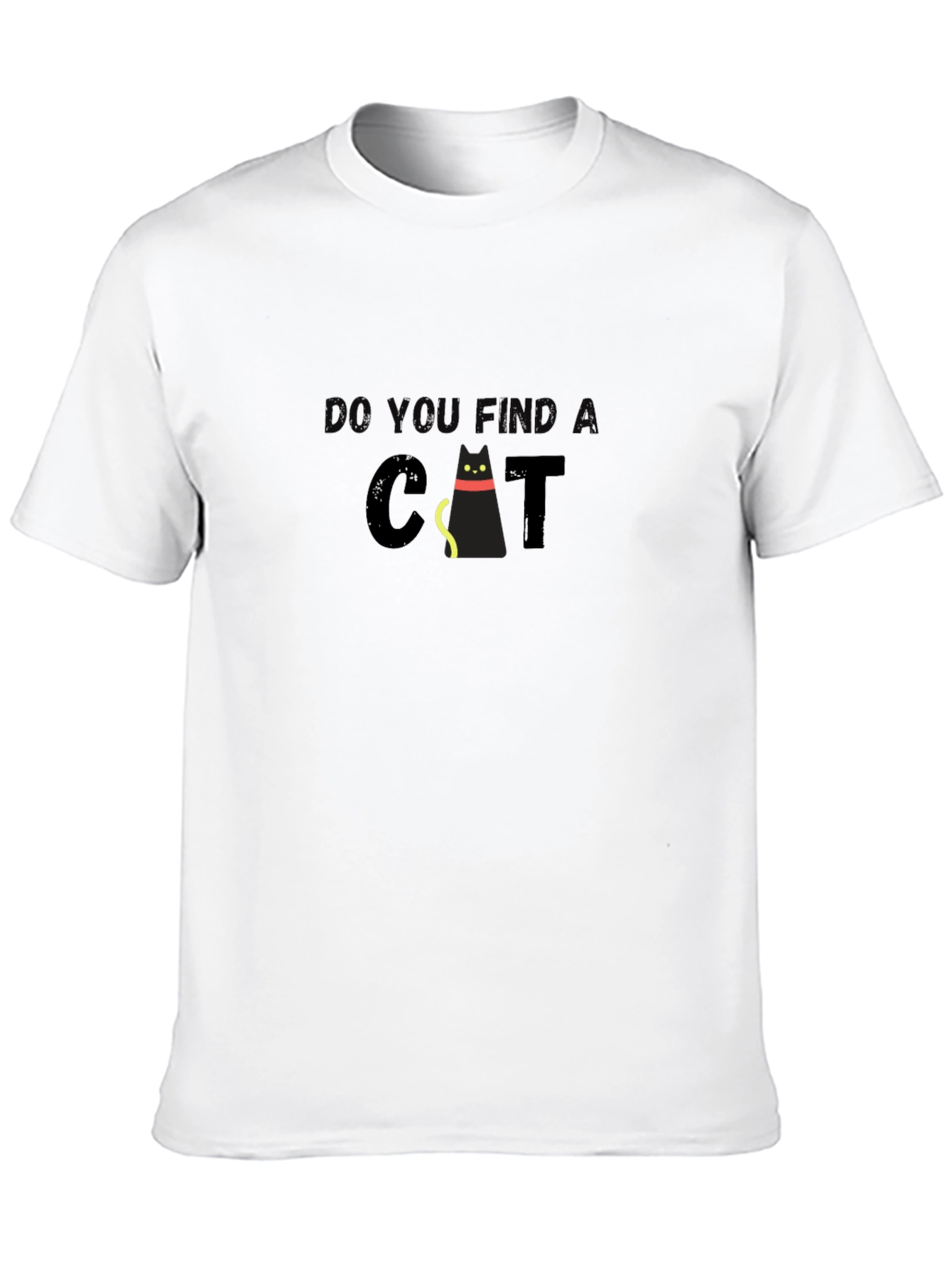 Find a Cat Funny Graphic T-Shirt
