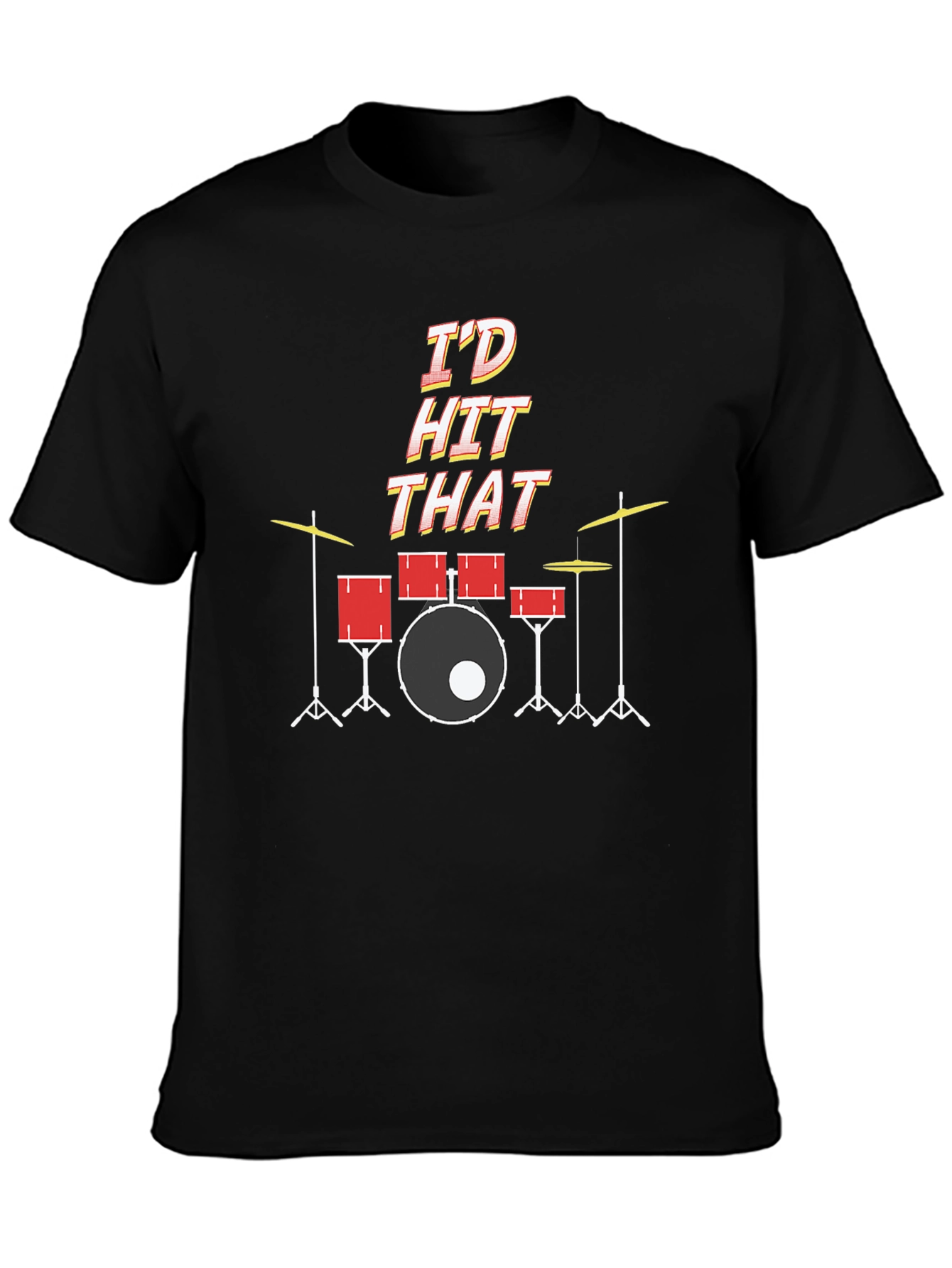 Id Hit That Drum Set T-Shirt