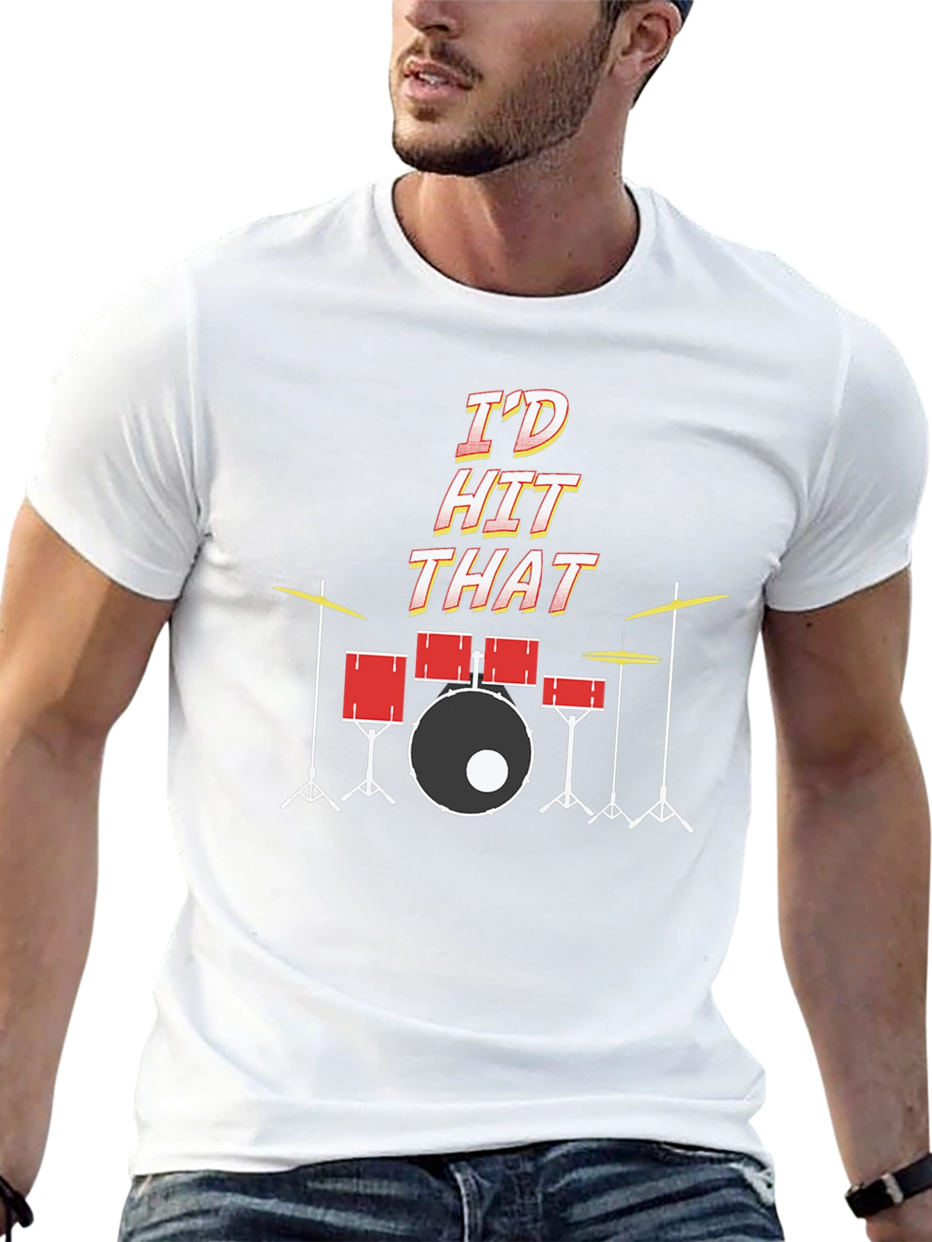 Id Hit That Drum Set T-Shirt
