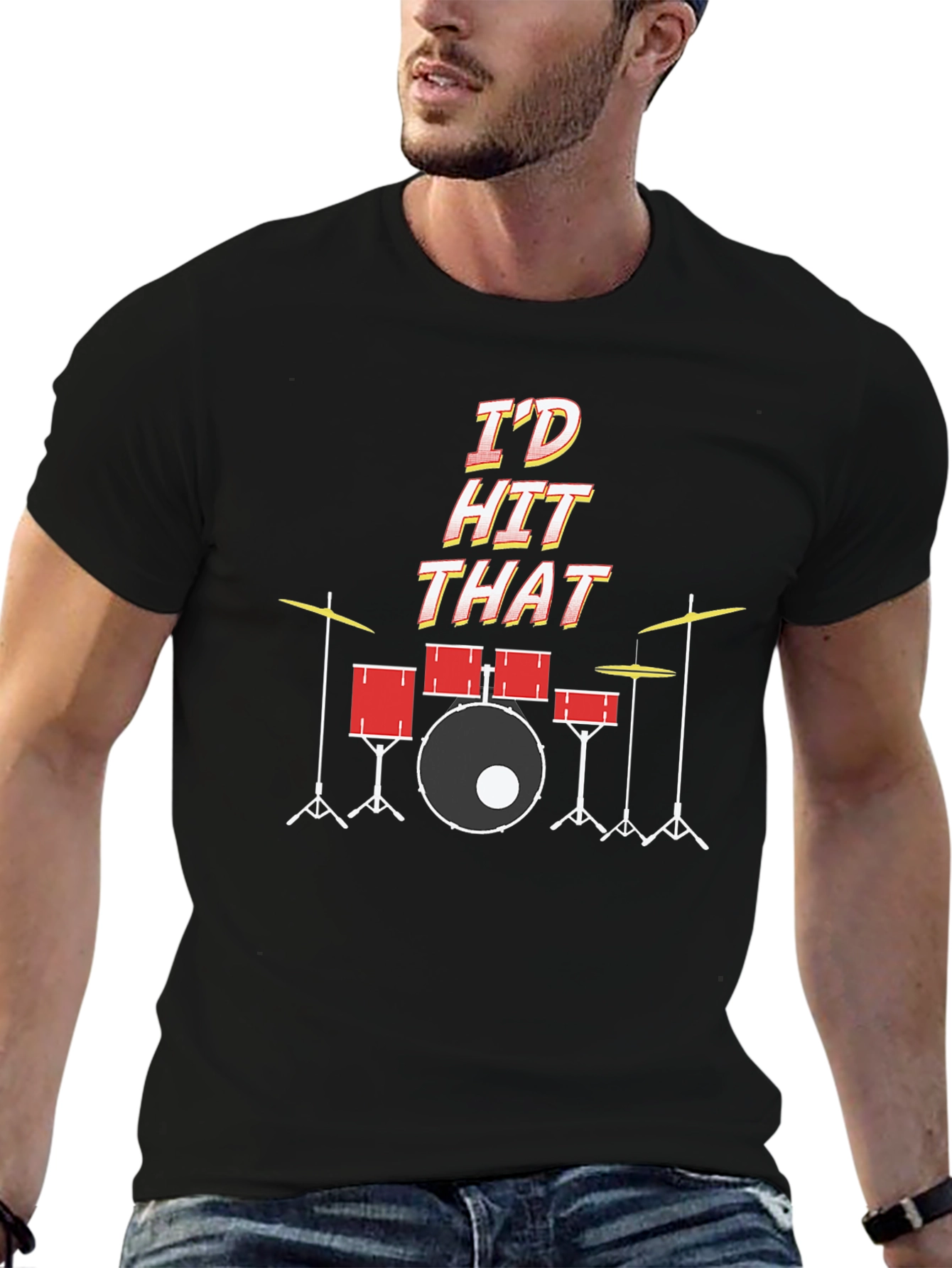Id Hit That Drum Set T-Shirt