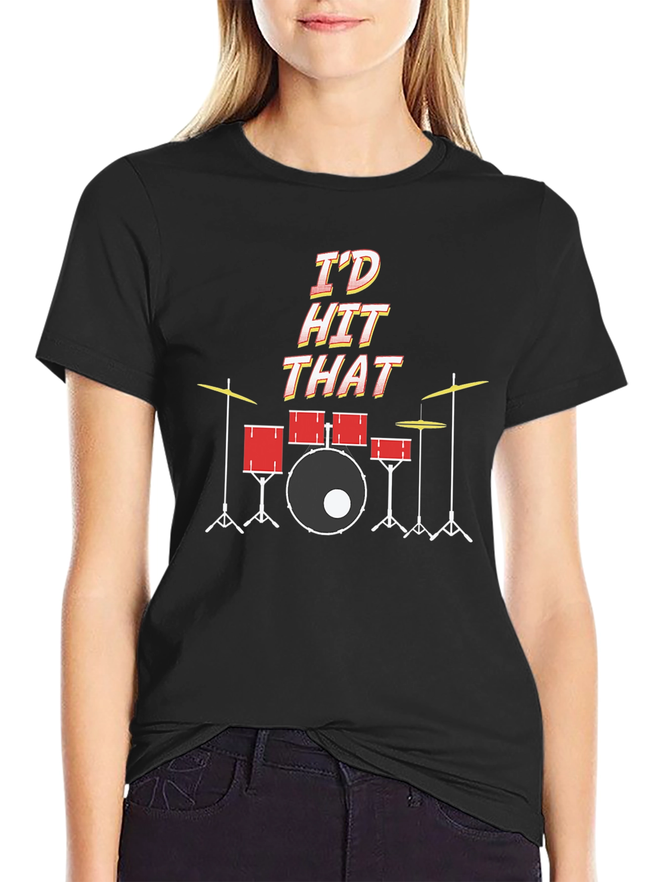Id Hit That Drum Set T-Shirt