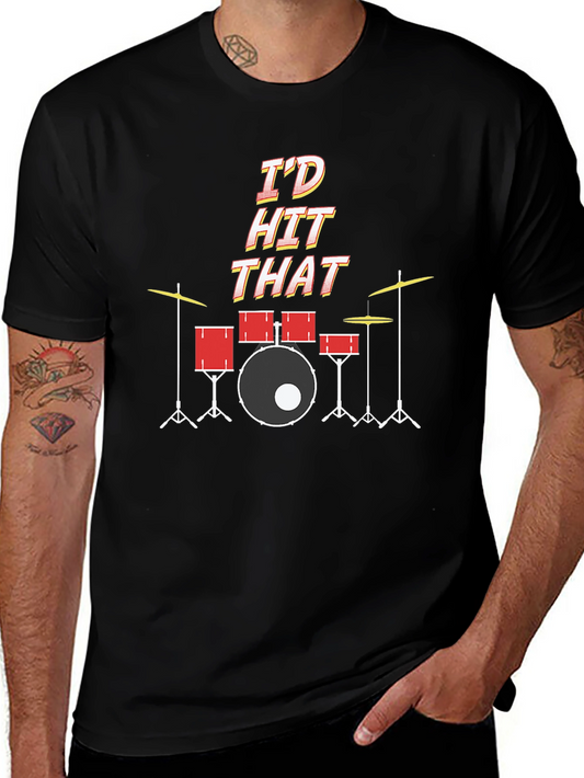 Id Hit That Drum Set T-Shirt