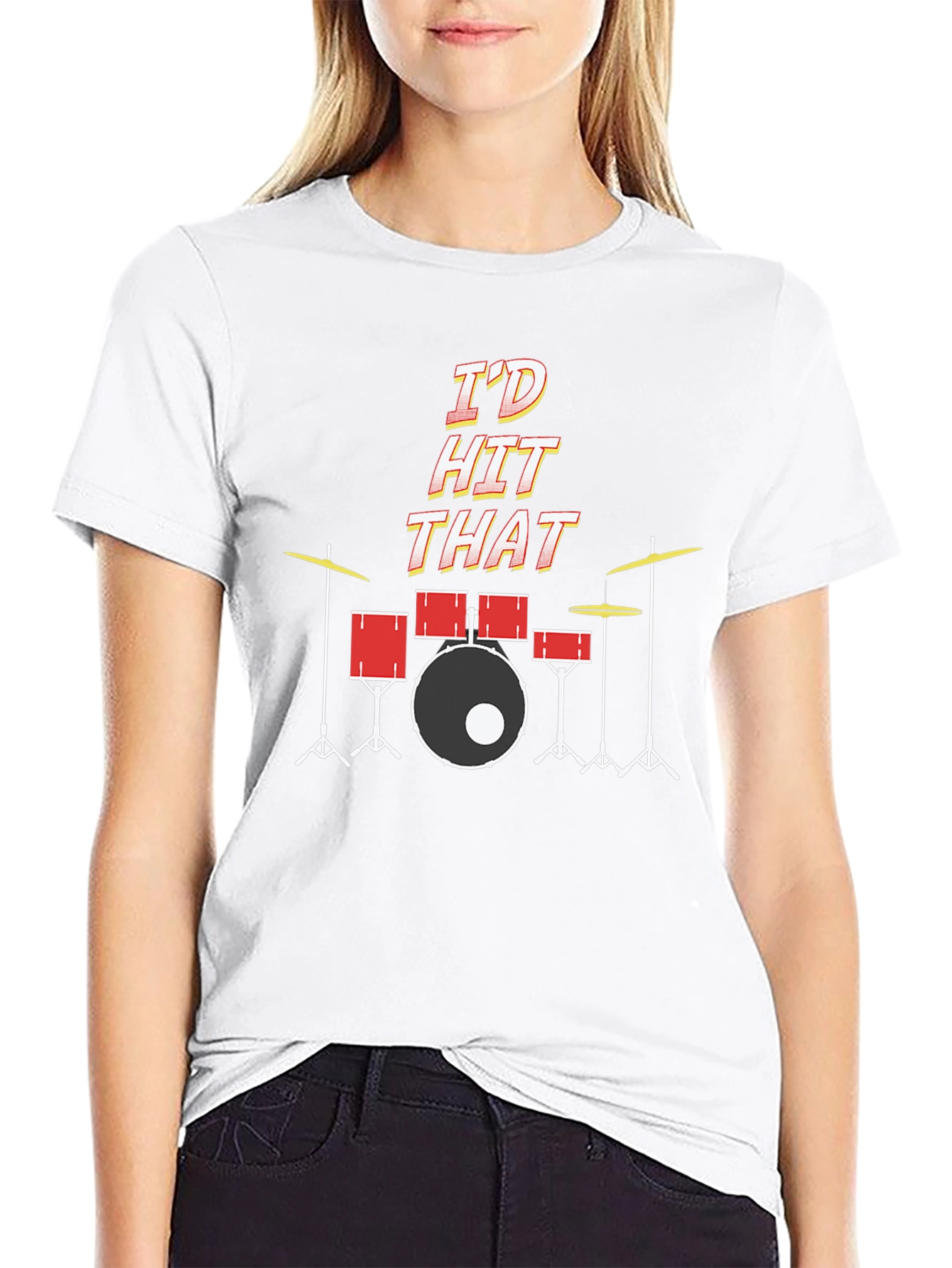 Id Hit That Drum Set T-Shirt