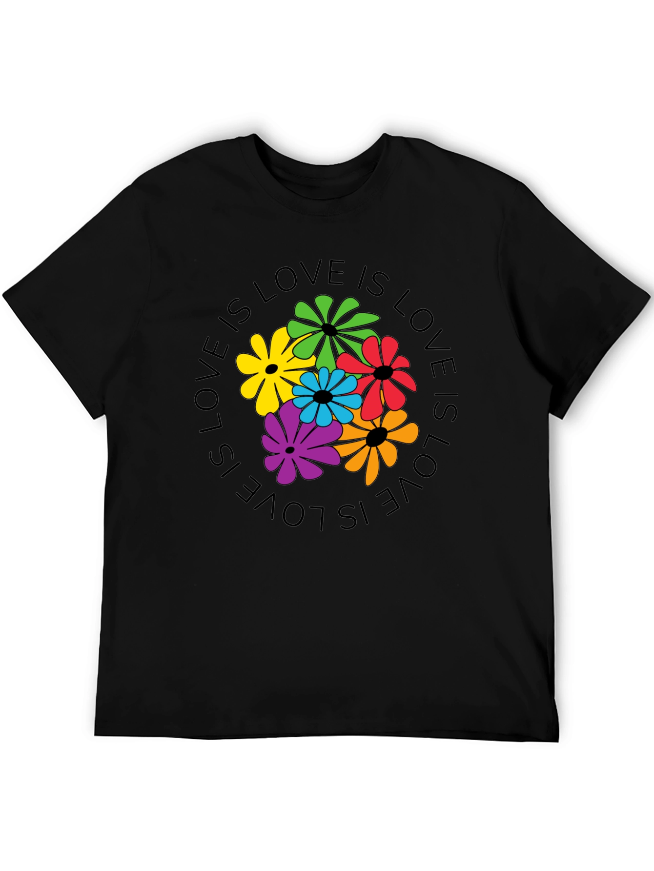 Love Is Love Floral Graphic Tee