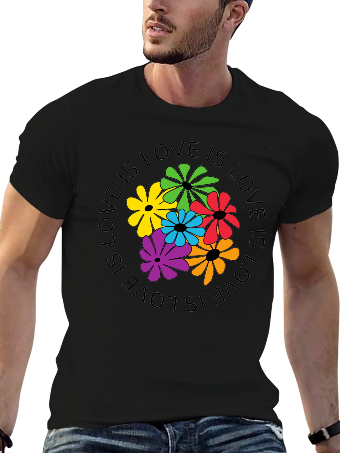 Love Is Love Floral Graphic Tee