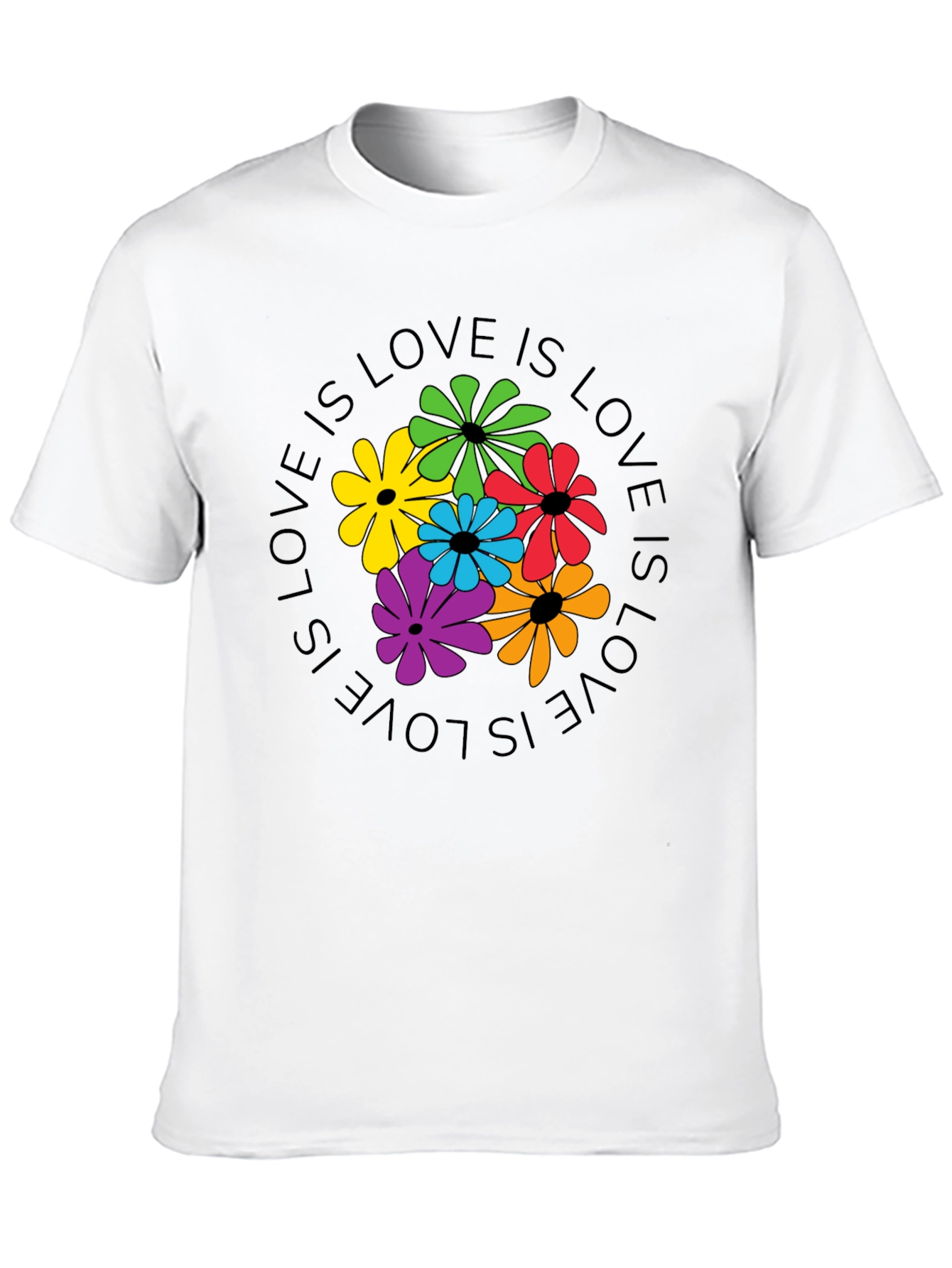 Love Is Love Floral Graphic Tee