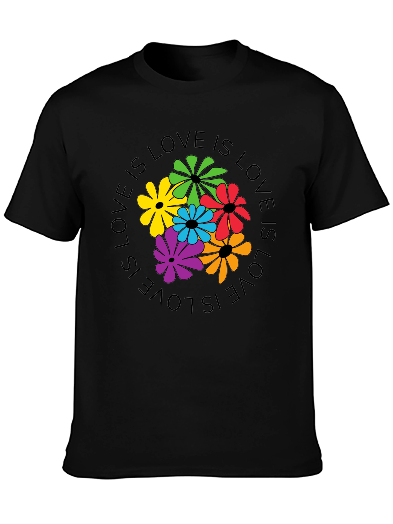 Love Is Love Floral Graphic Tee