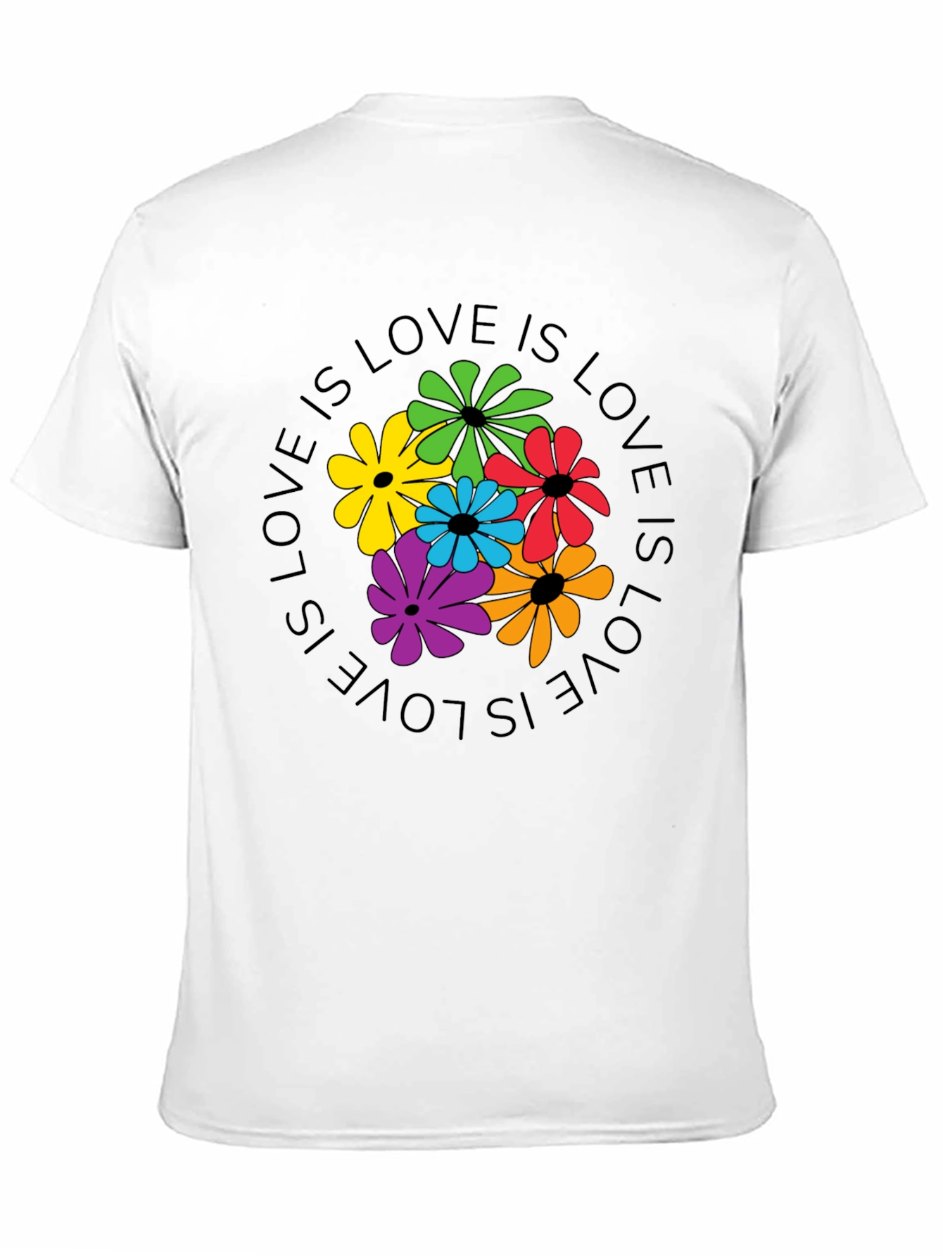 Love Is Love Floral Graphic Tee