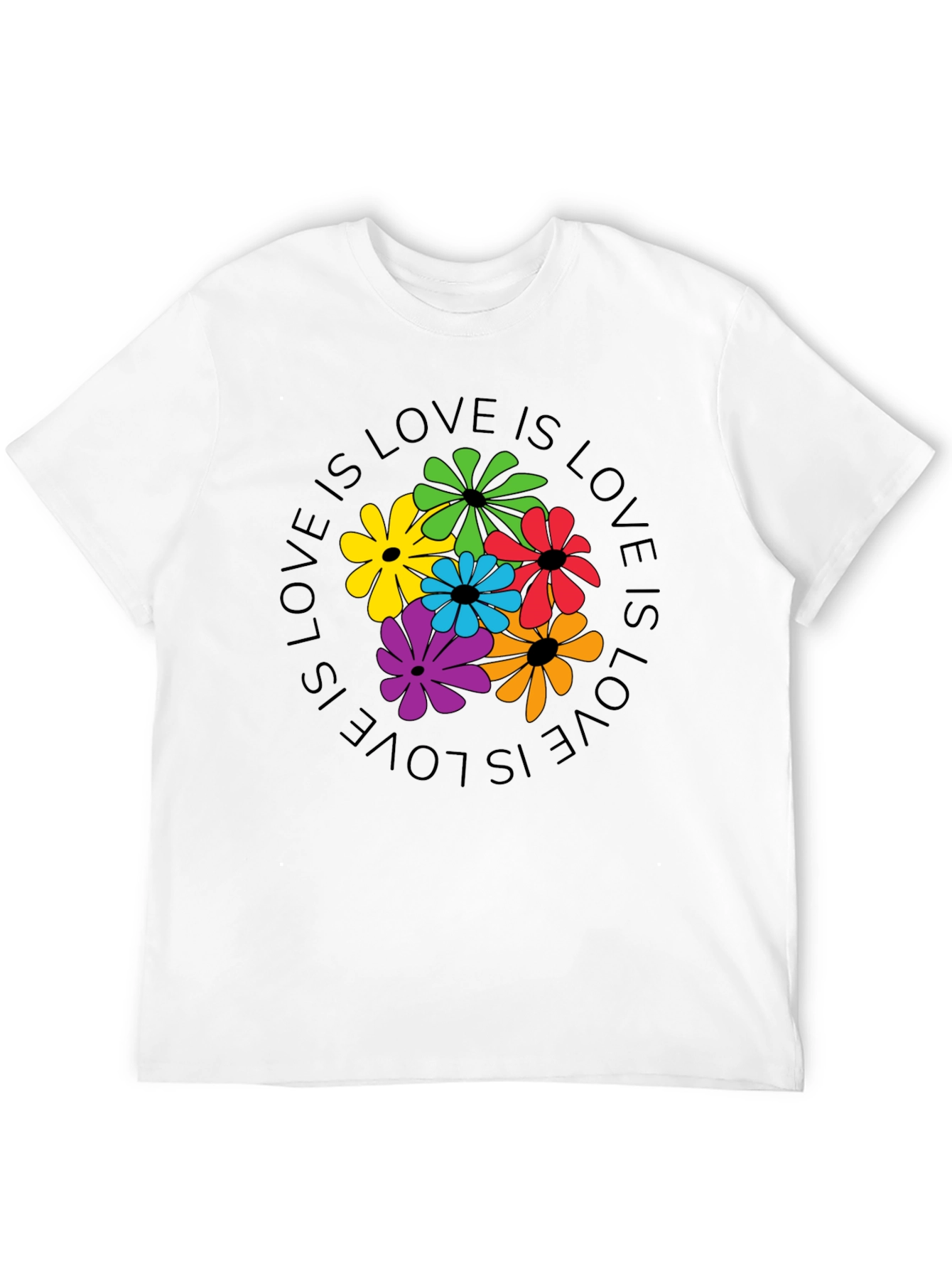 Love Is Love Floral Graphic Tee