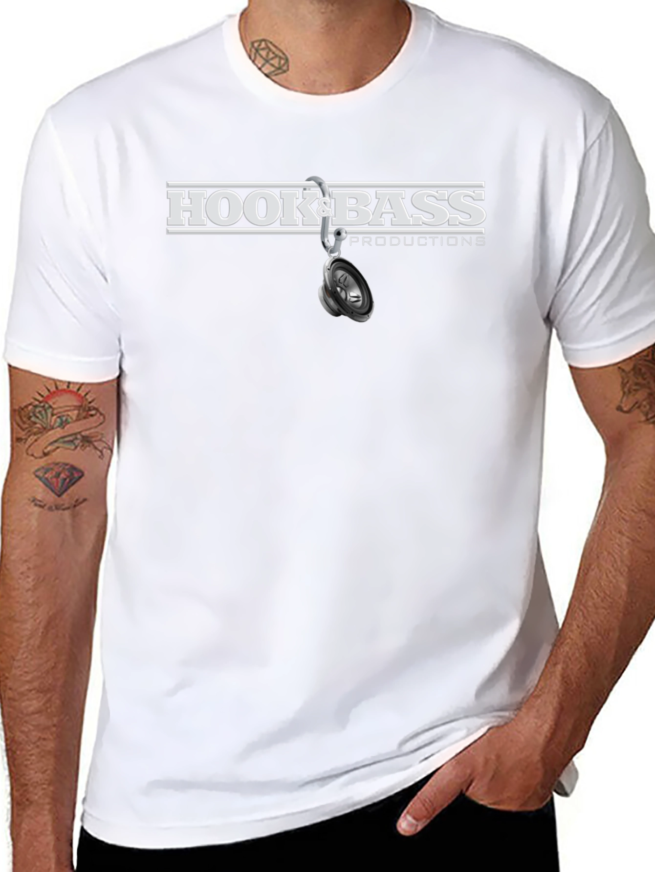 Hook & Bass Productions Black T-Shirt