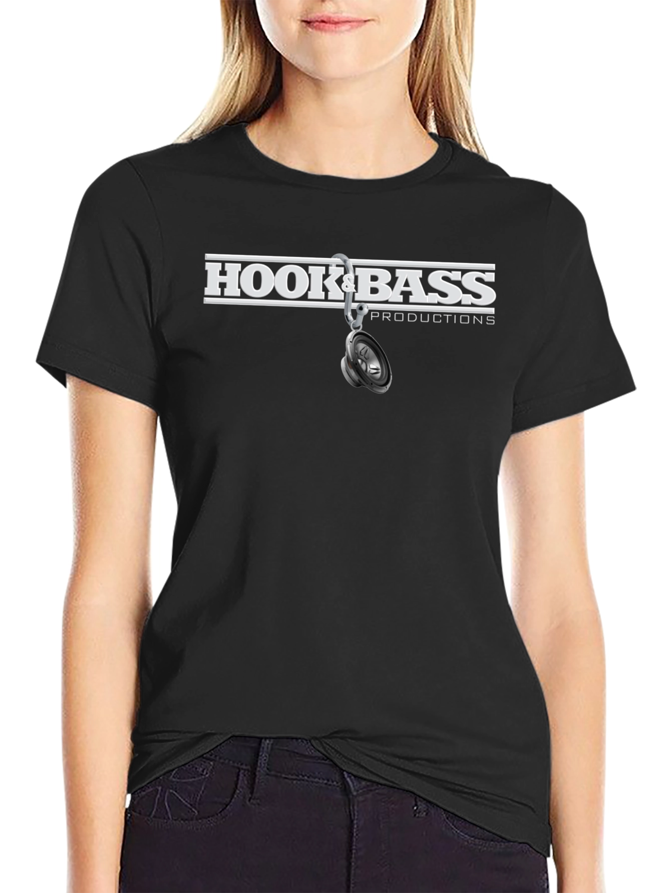 Hook & Bass Productions Black T-Shirt