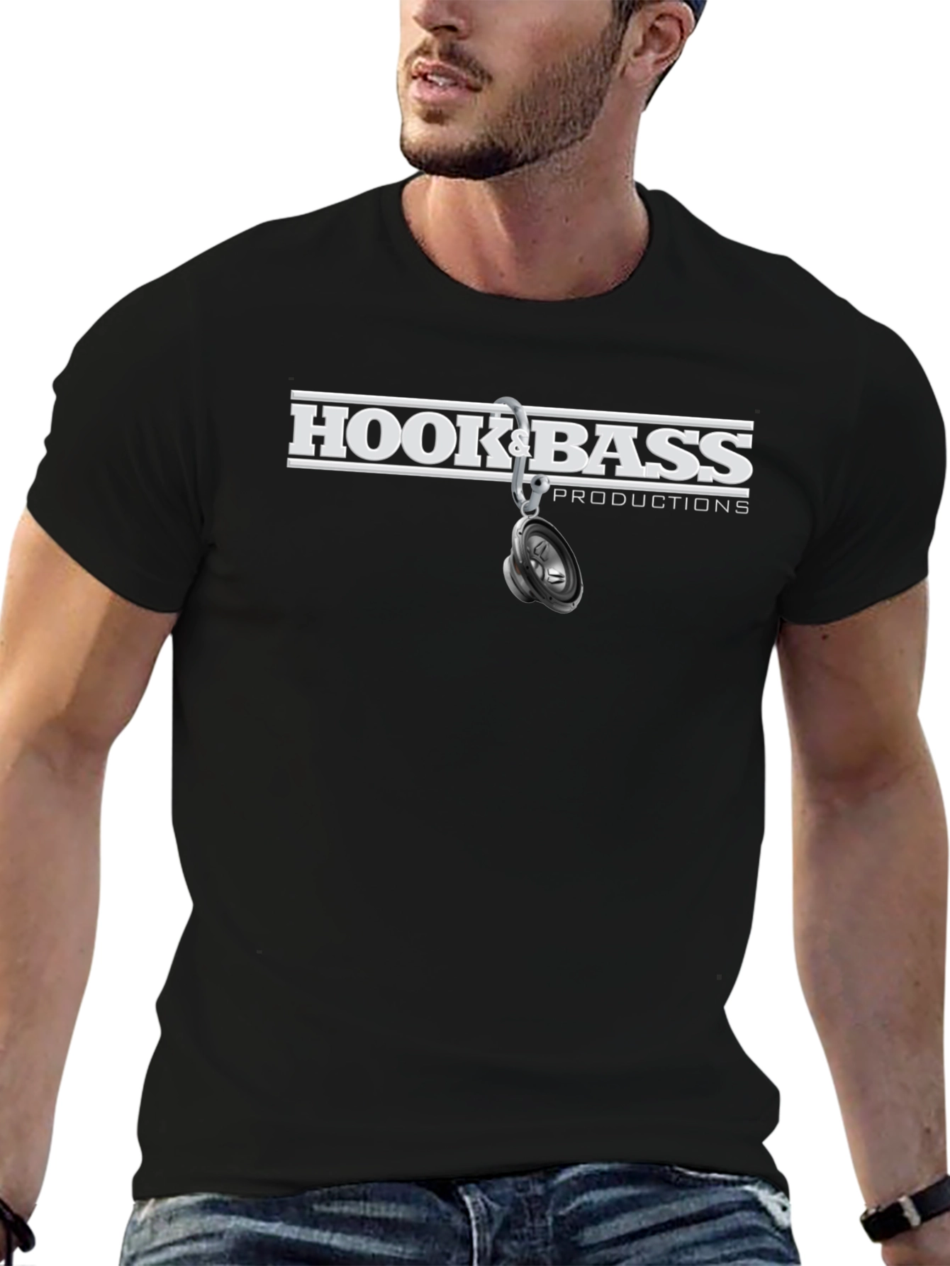 Hook & Bass Productions Black T-Shirt