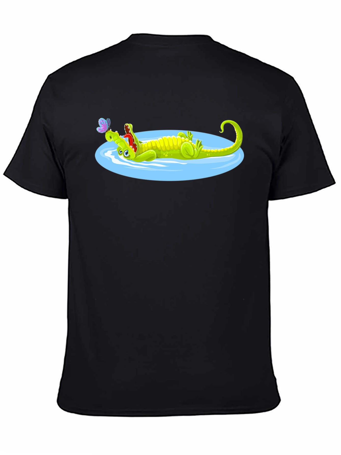 Cartoon Crocodile T-Shirt - Relaxed Graphic Tee