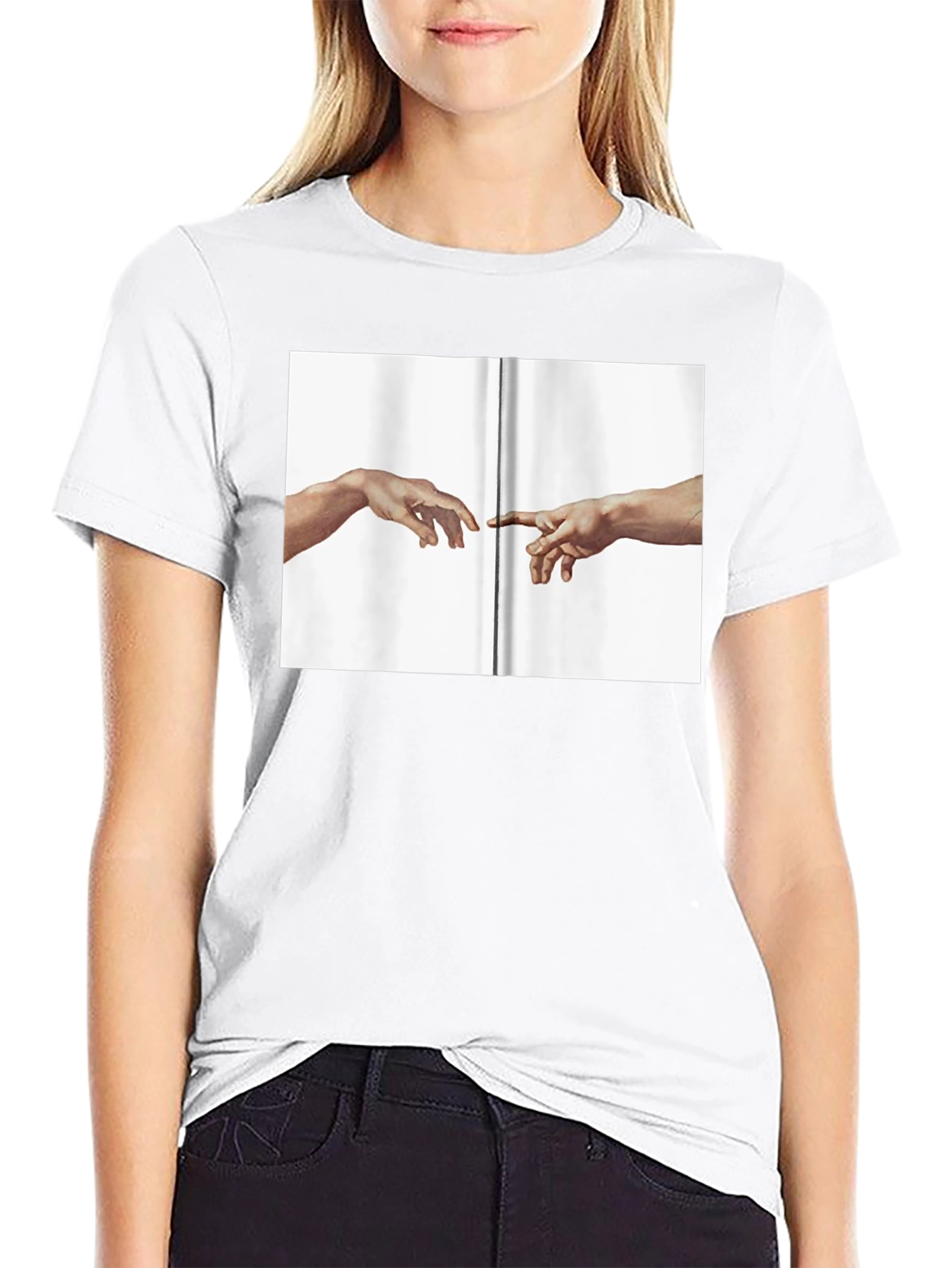 Creation of Adam Graphic T-Shirt - Classic Art Tee