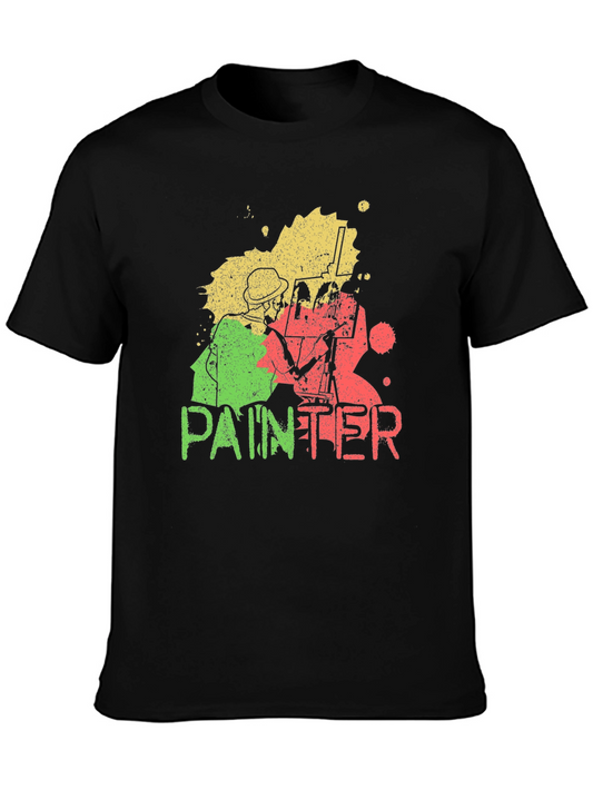 Painter T-Shirt - Colorful Artistic Design