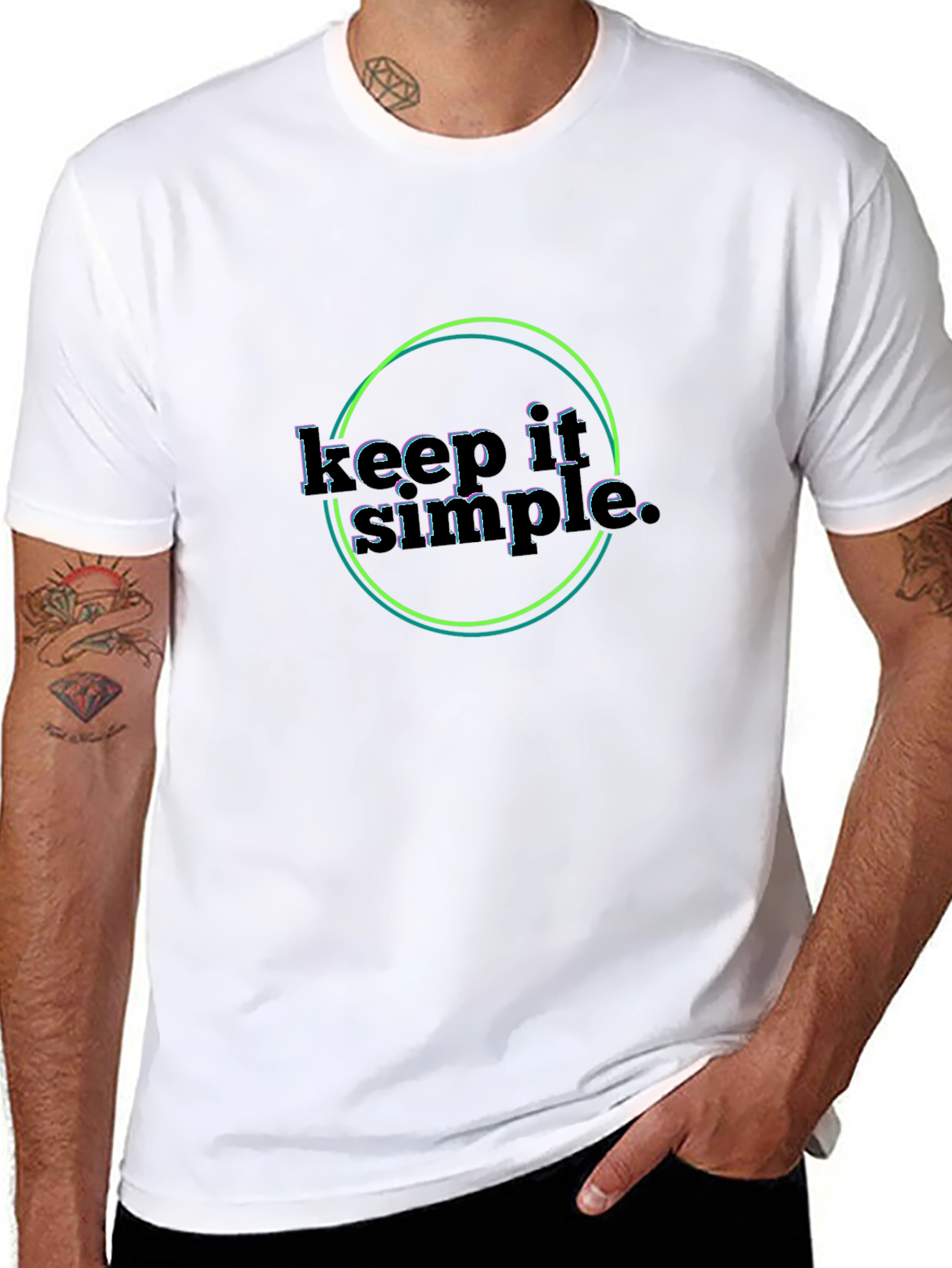 Keep It Simple Graphic T-Shirt