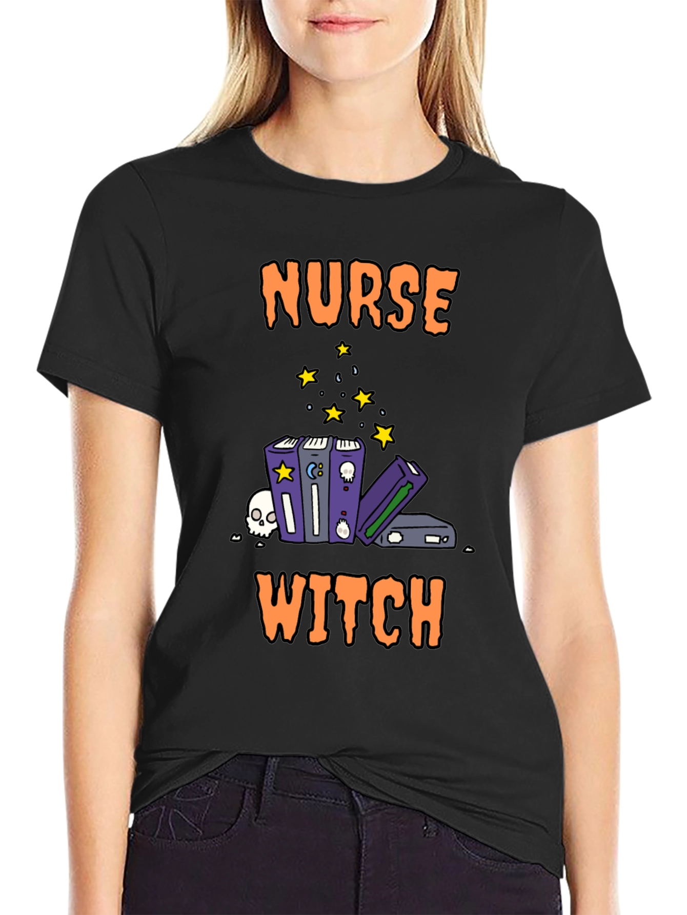 Nurse Witch Halloween T-Shirt