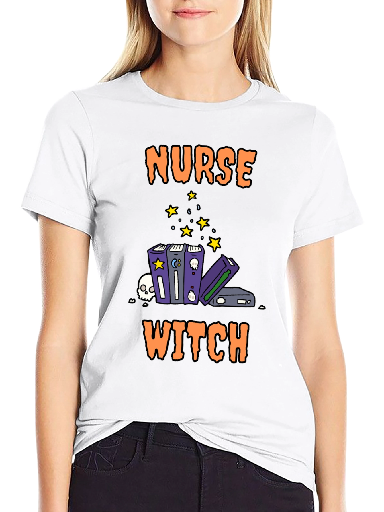 Nurse Witch Halloween T-Shirt
