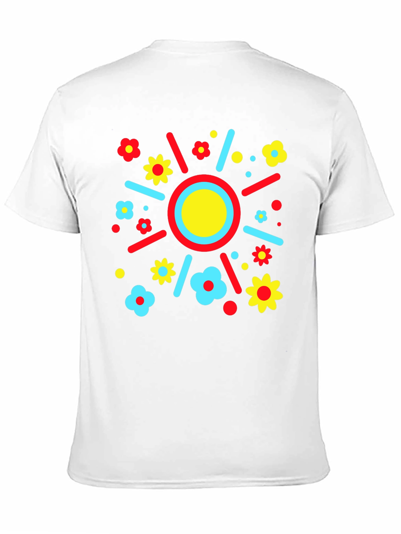 Funky Floral Sunburst T-Shirt