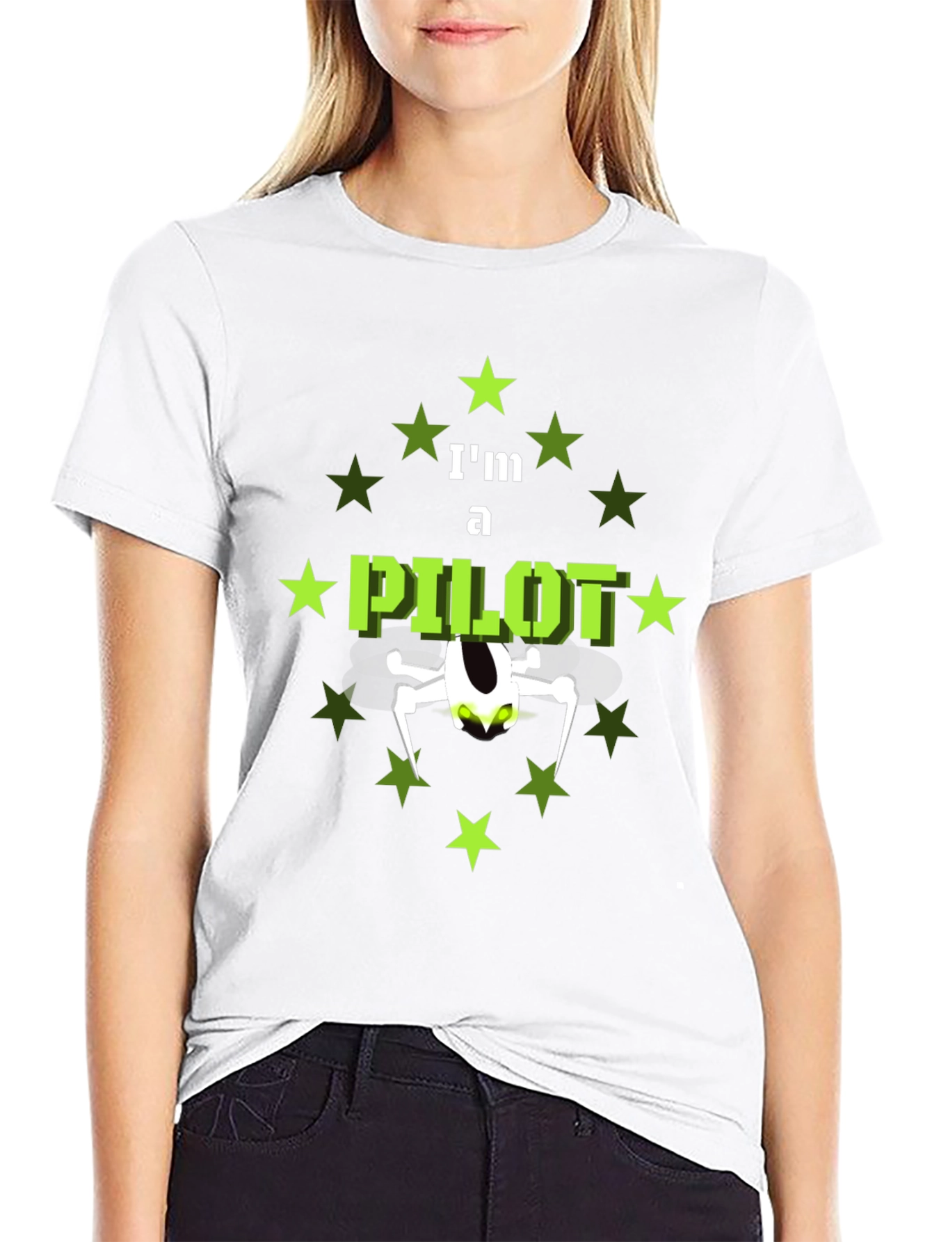 Im a Pilot T-Shirt with Drone Design
