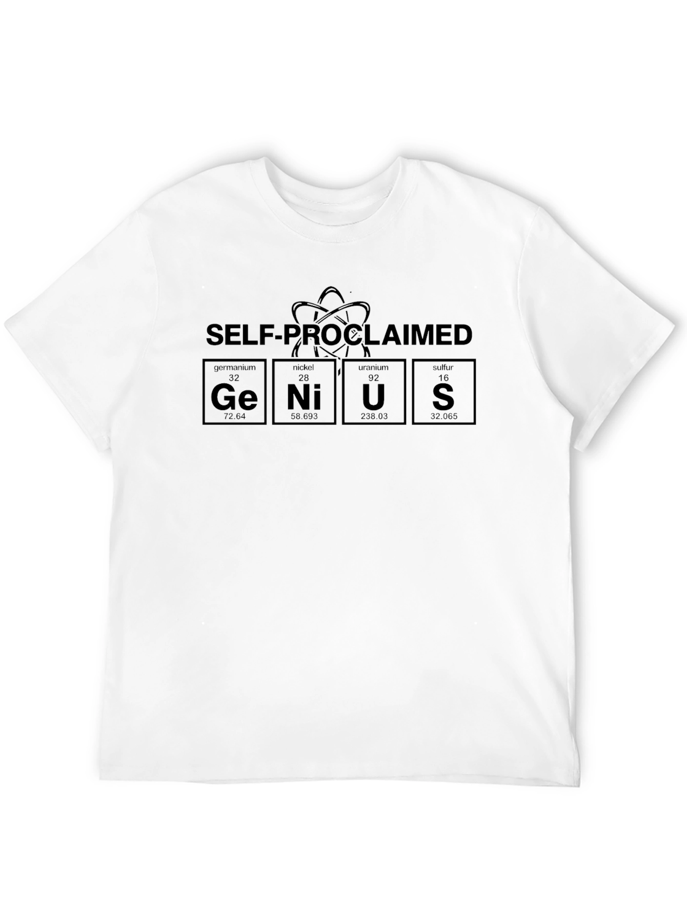 Self-Proclaimed Genius T-Shirt - Periodic Table Elements