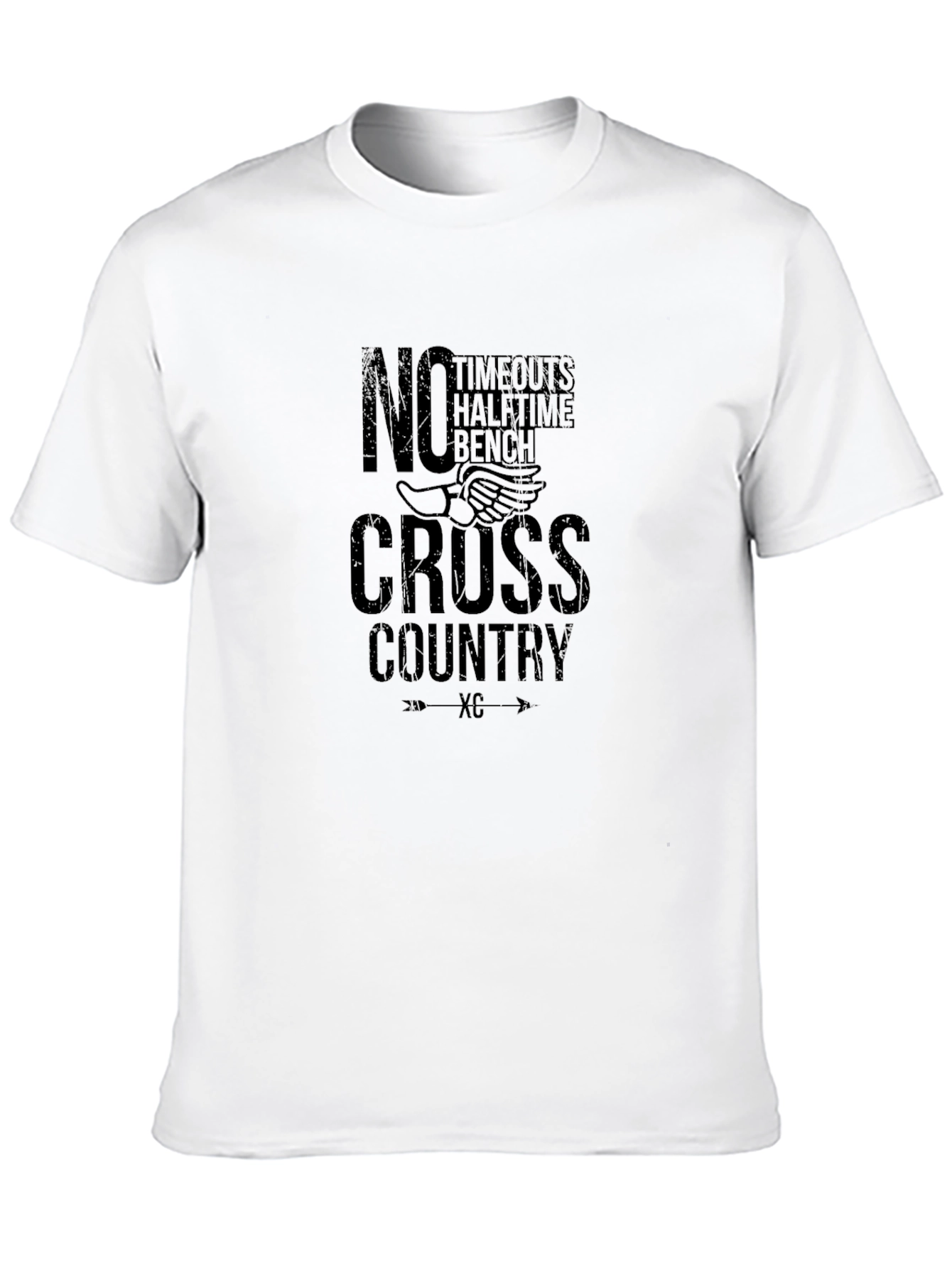 No Timeouts Cross Country Graphic T-Shirt