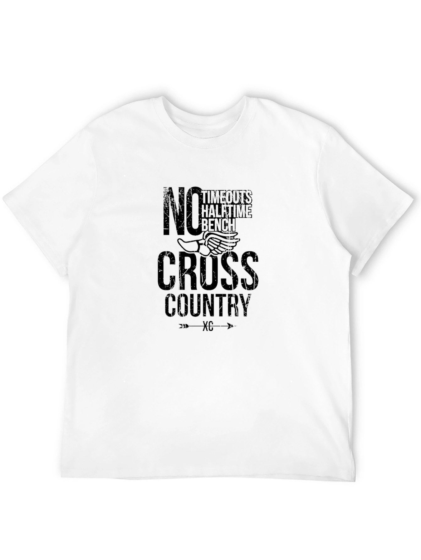 No Timeouts Cross Country Graphic T-Shirt
