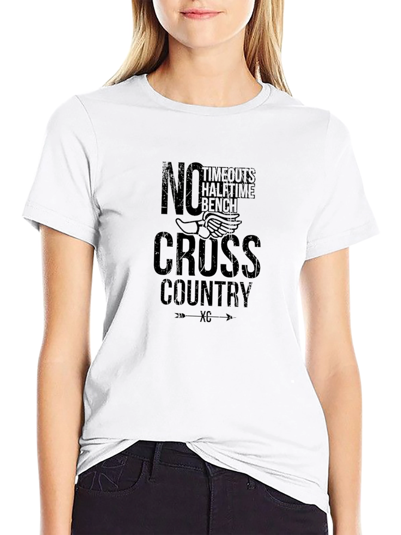 No Timeouts Cross Country Graphic T-Shirt