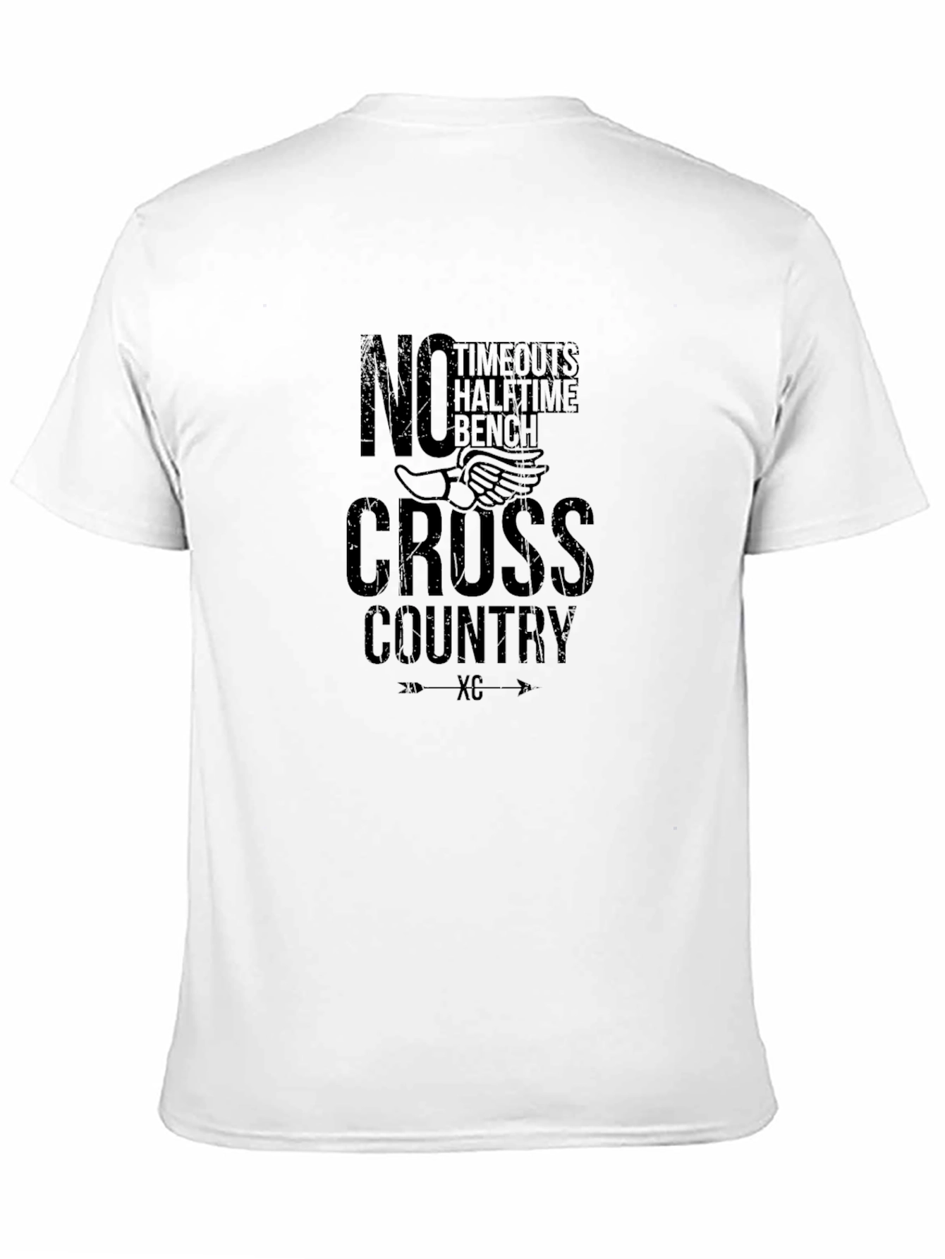 No Timeouts Cross Country Graphic T-Shirt