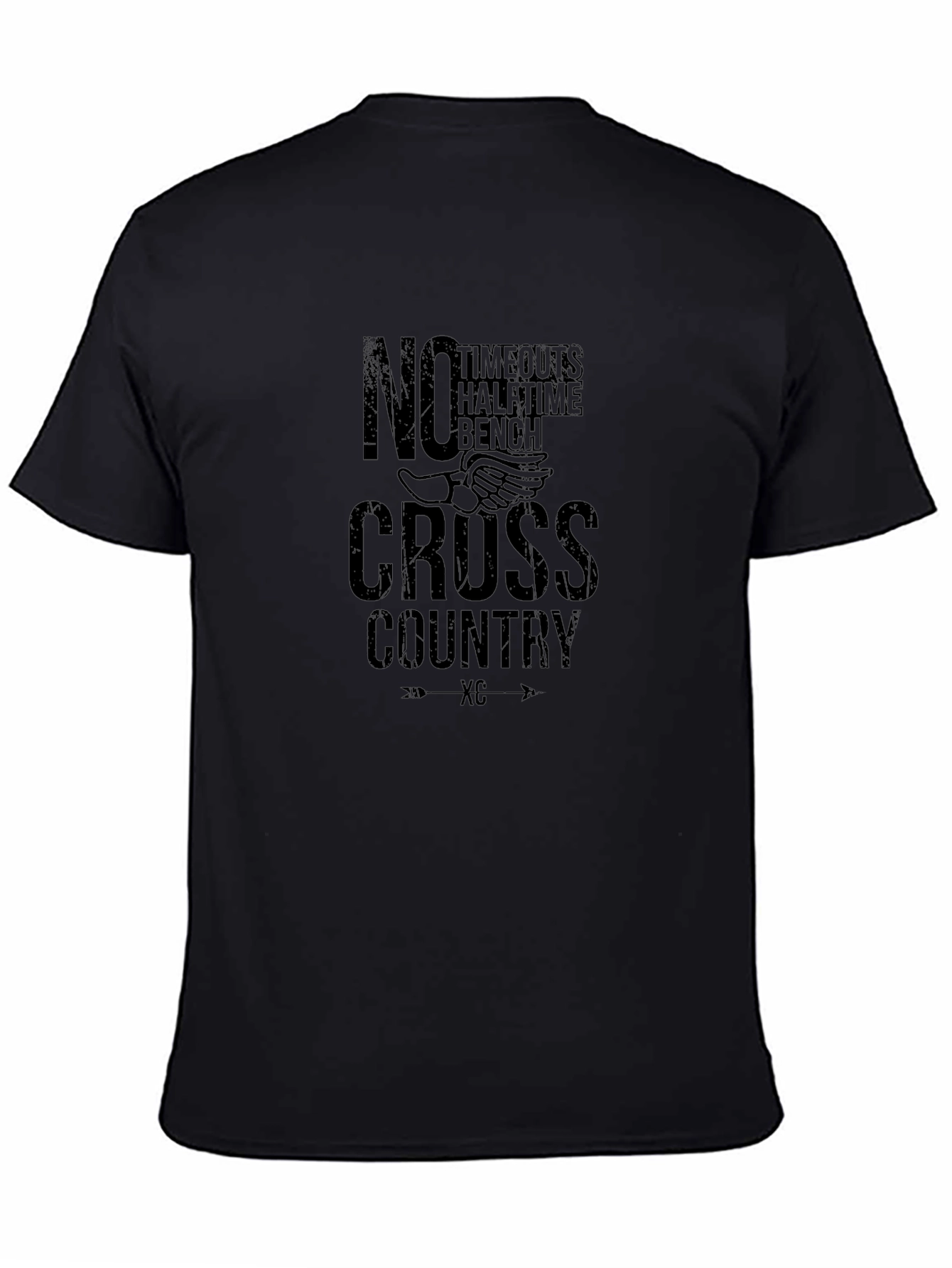 No Timeouts Cross Country Graphic T-Shirt