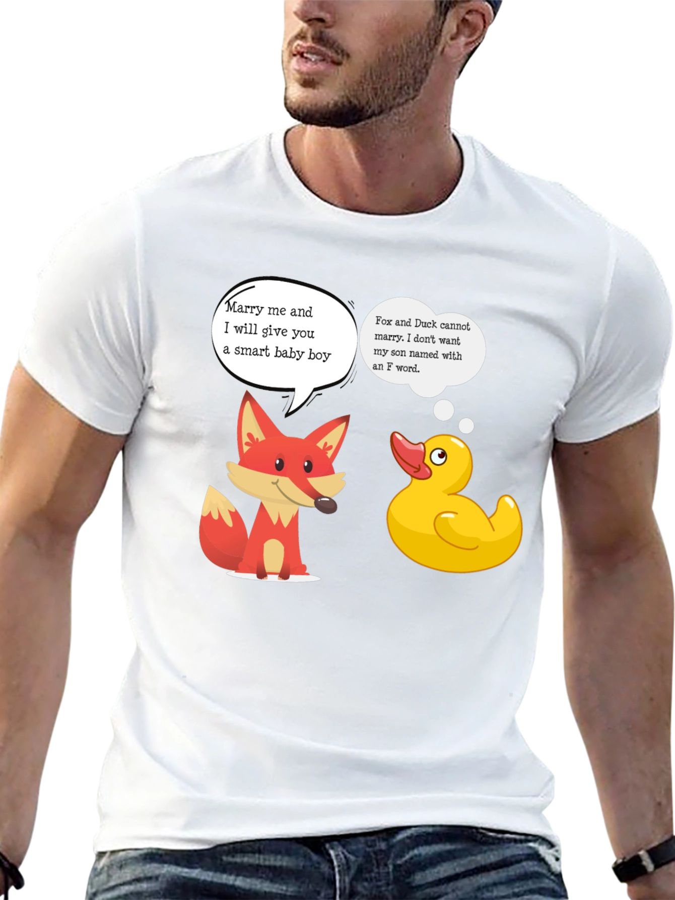 Funny Fox and Duck T-Shirt - Smart Baby Boy