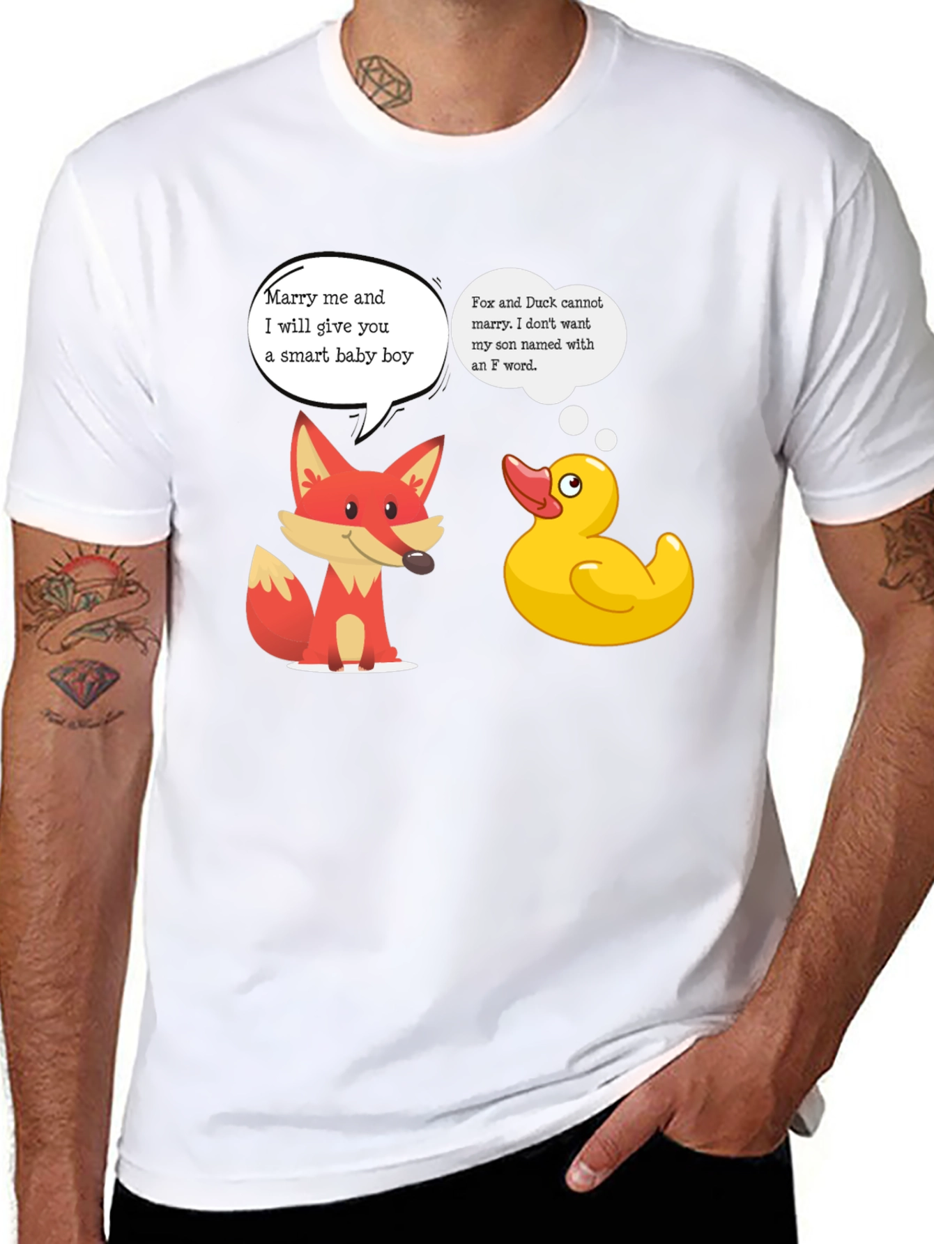Funny Fox and Duck T-Shirt - Smart Baby Boy