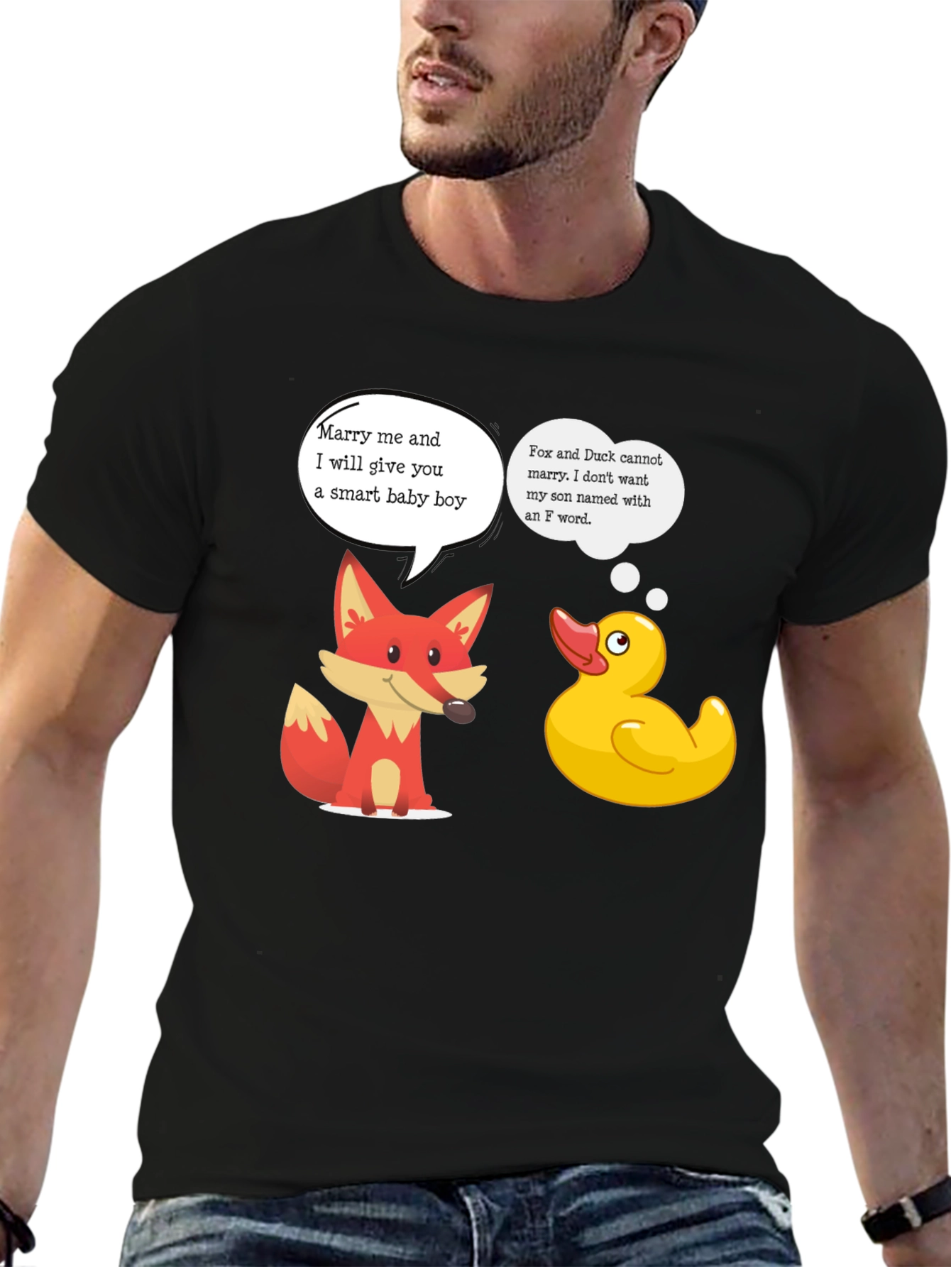 Funny Fox and Duck T-Shirt - Smart Baby Boy